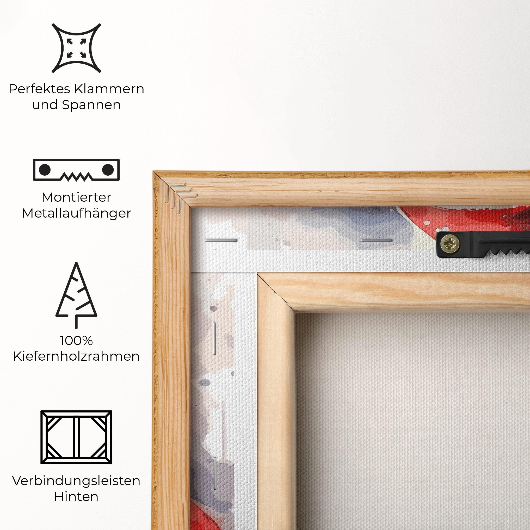 Leinwandbild Cute Santa mockup 5