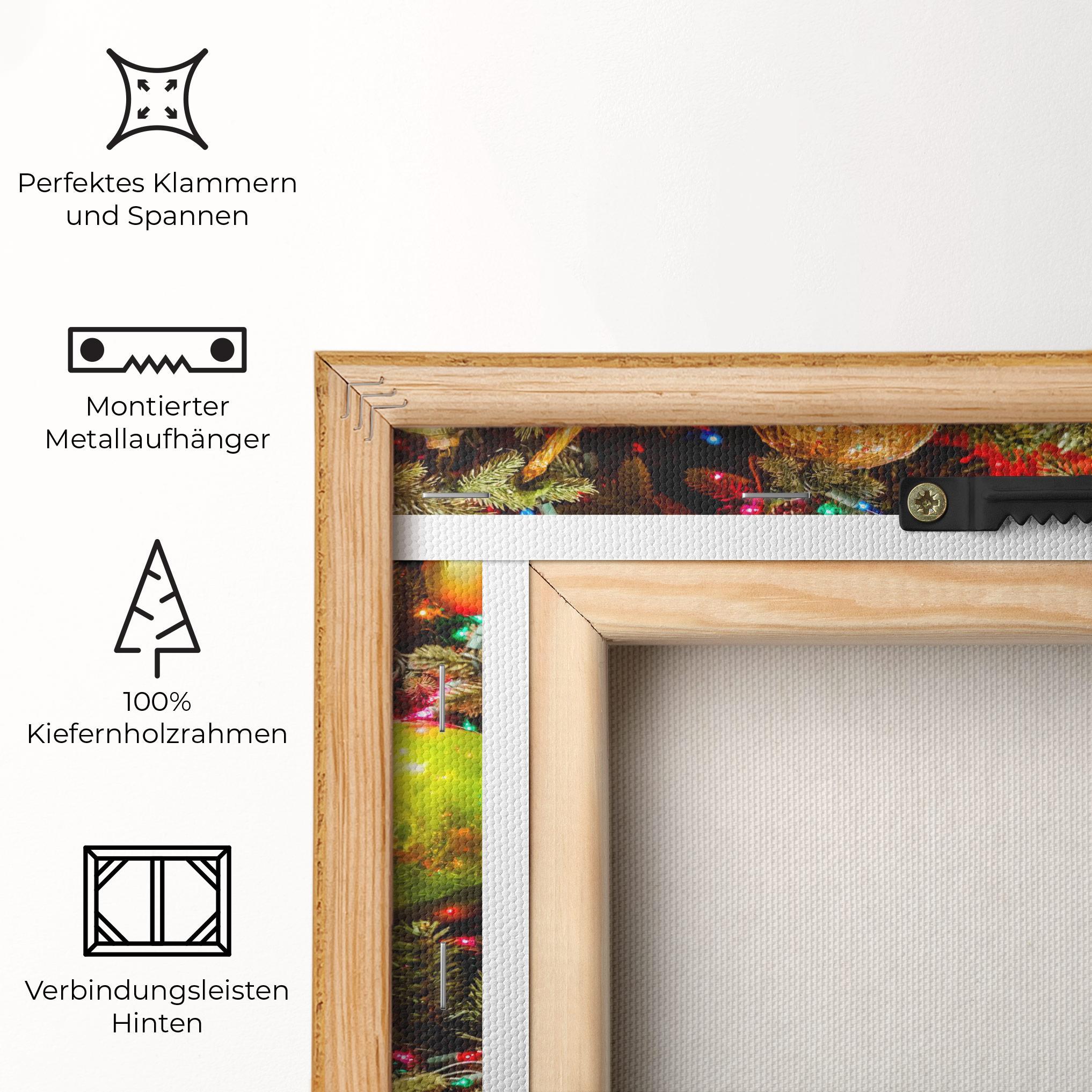 Leinwandbild Multicolor Ornaments mockup 5