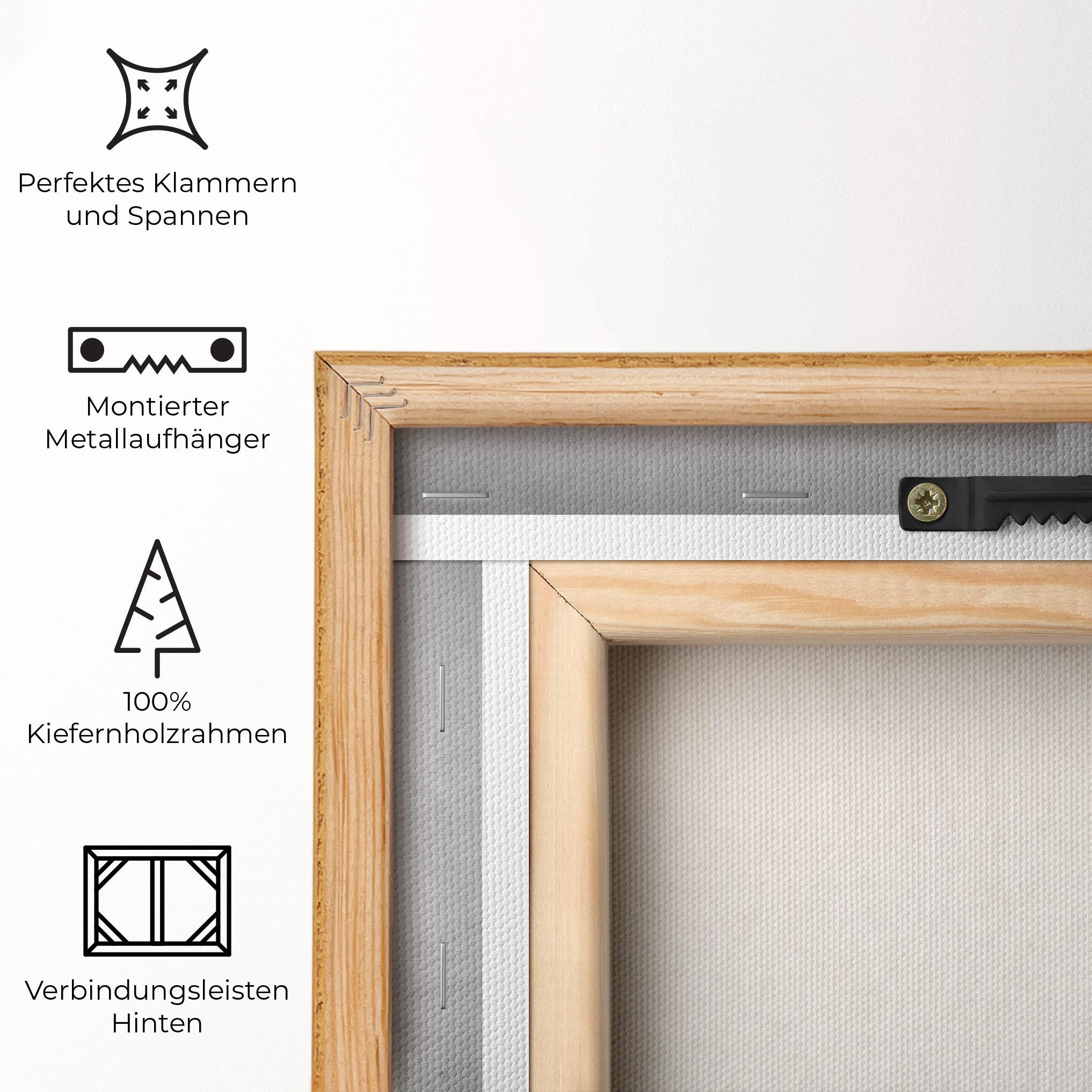 Leinwandbild Santa Claus Jumping mockup 5