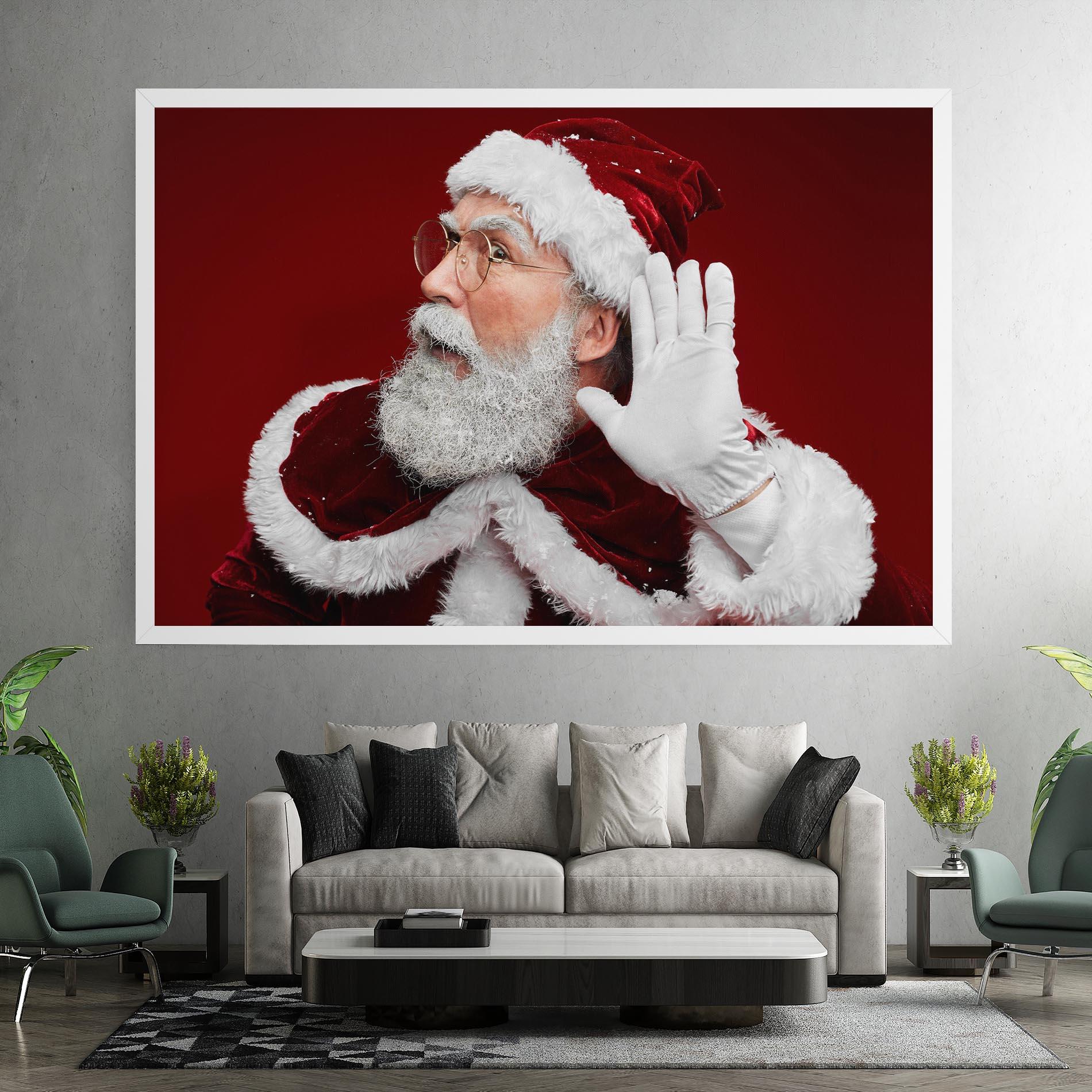 Leinwandbild Santa Cant Hear You mockup 7