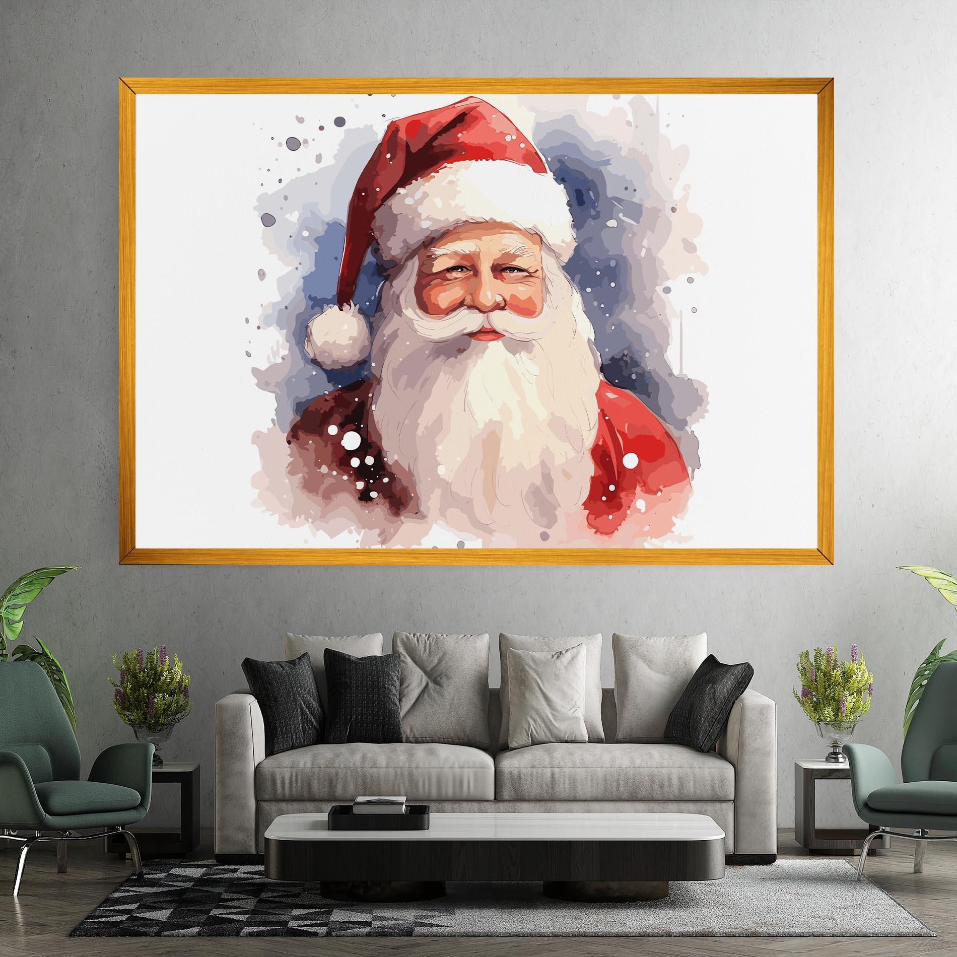 Leinwandbild Cute Santa mockup 7