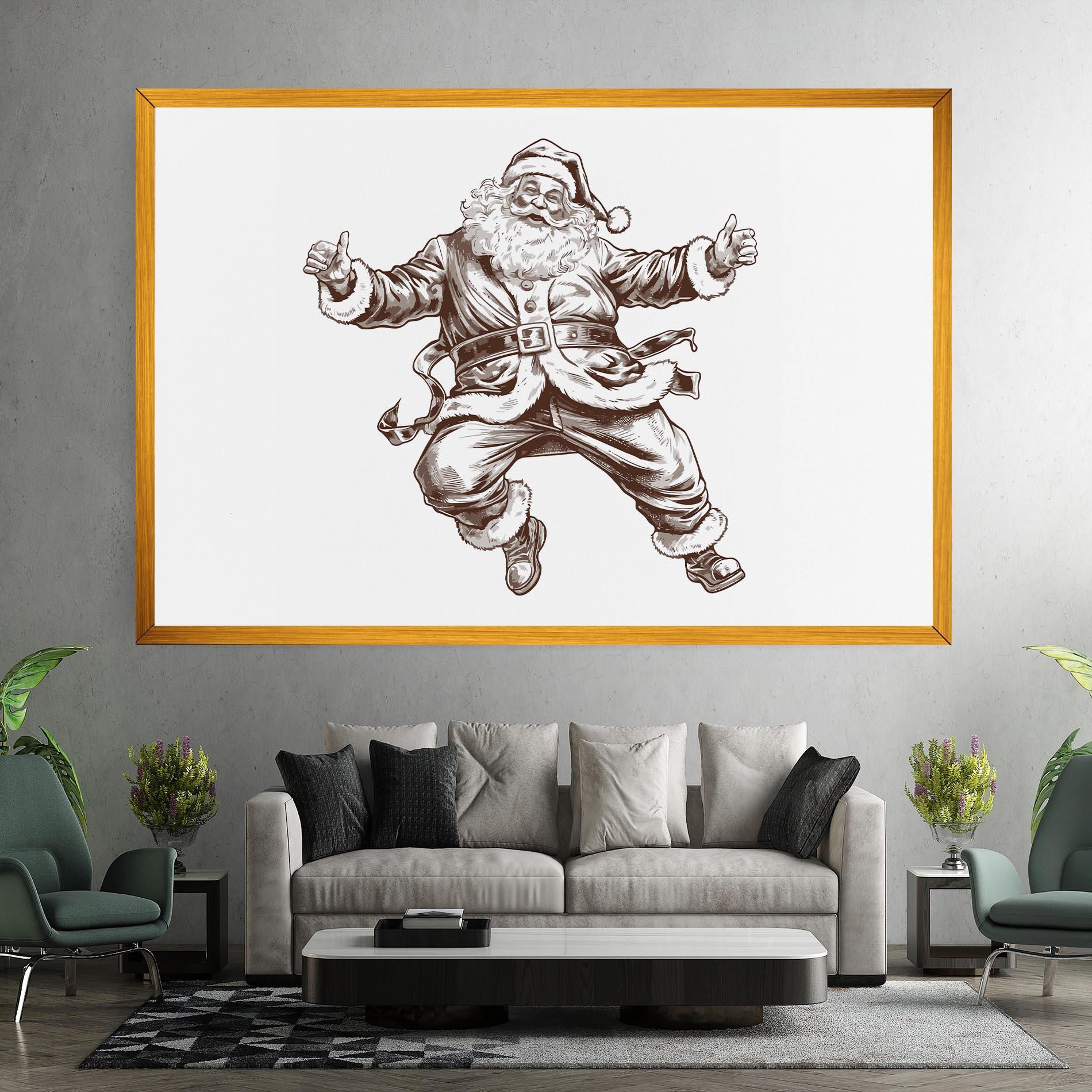 Leinwandbild Santa Ok mockup 7