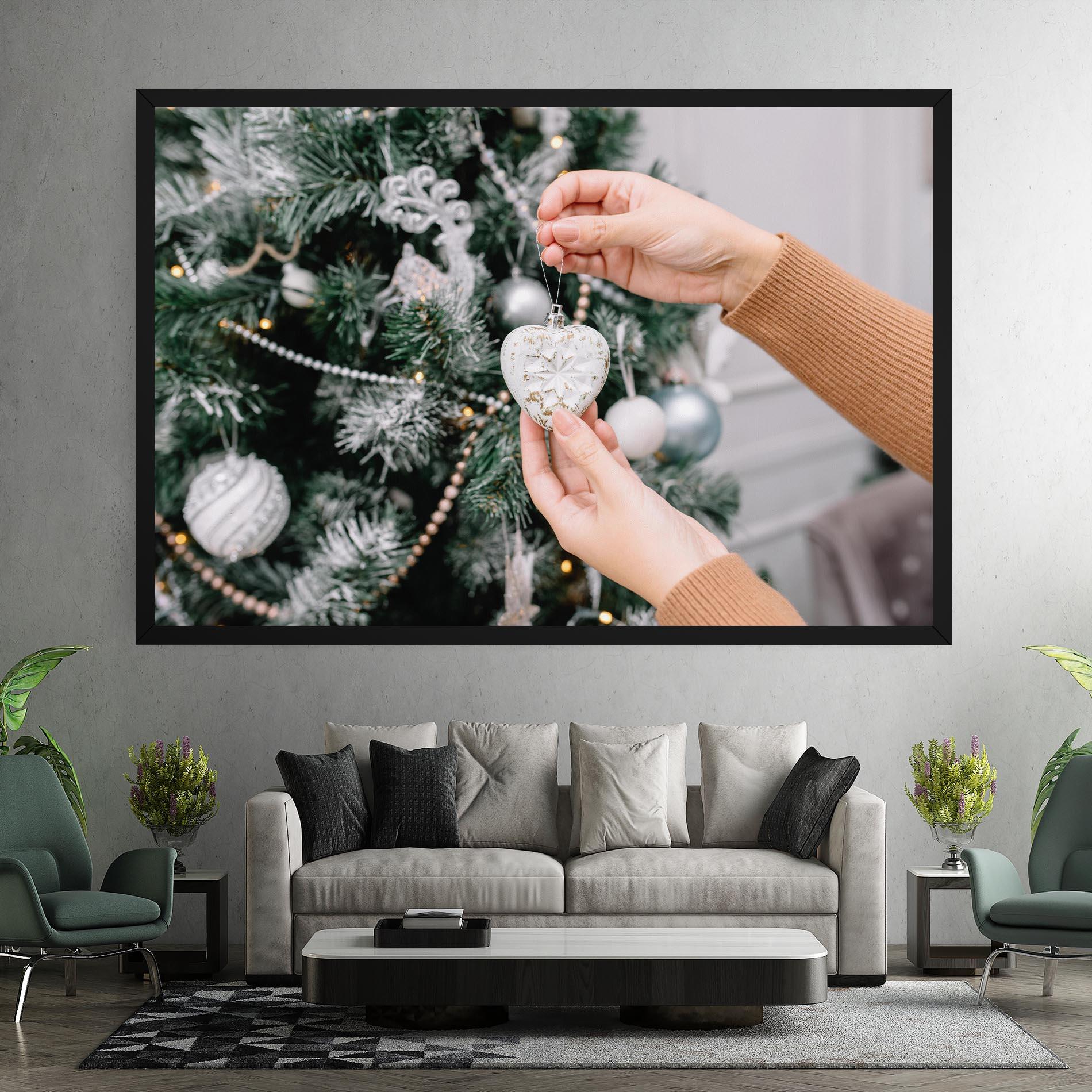 Leinwandbild Christmas Decorations mockup 7