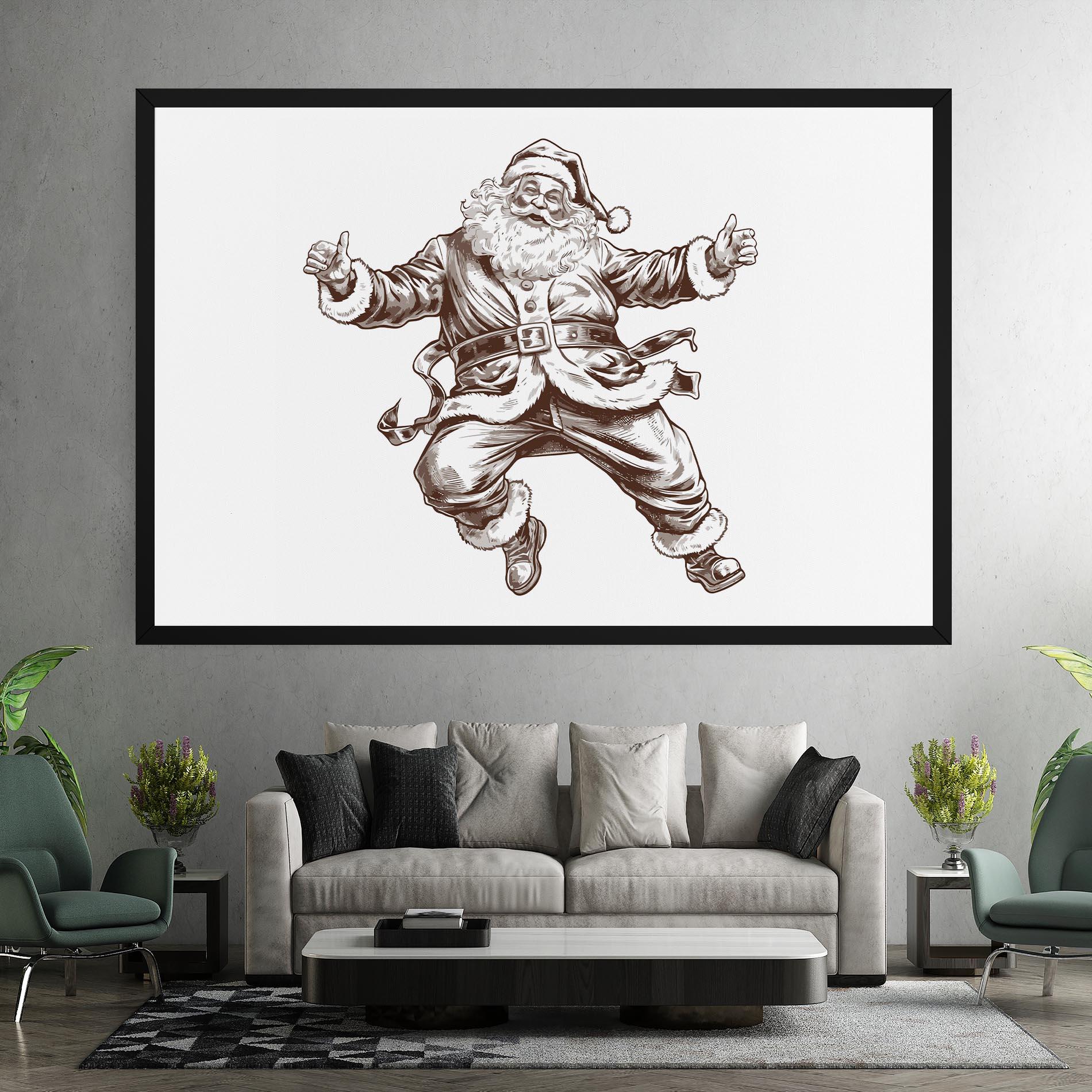 Leinwandbild Santa Ok mockup 7