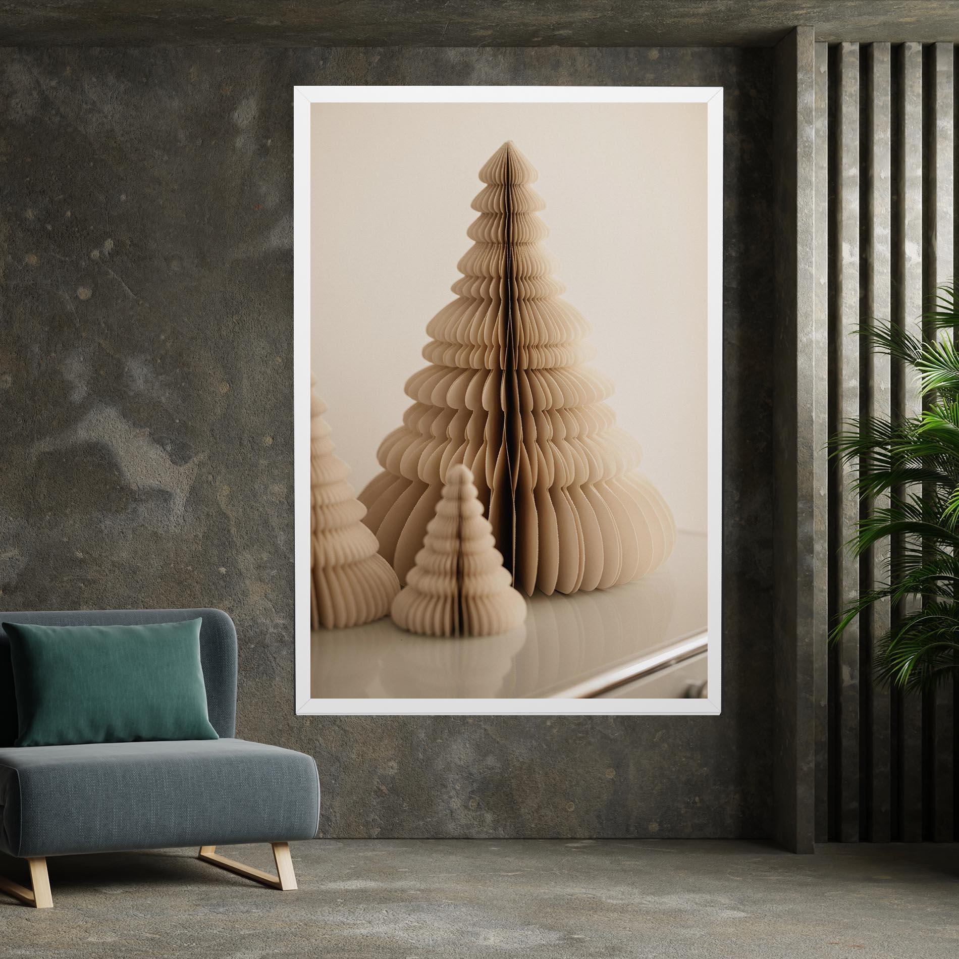 Leinwandbild Paper Tree mockup 7