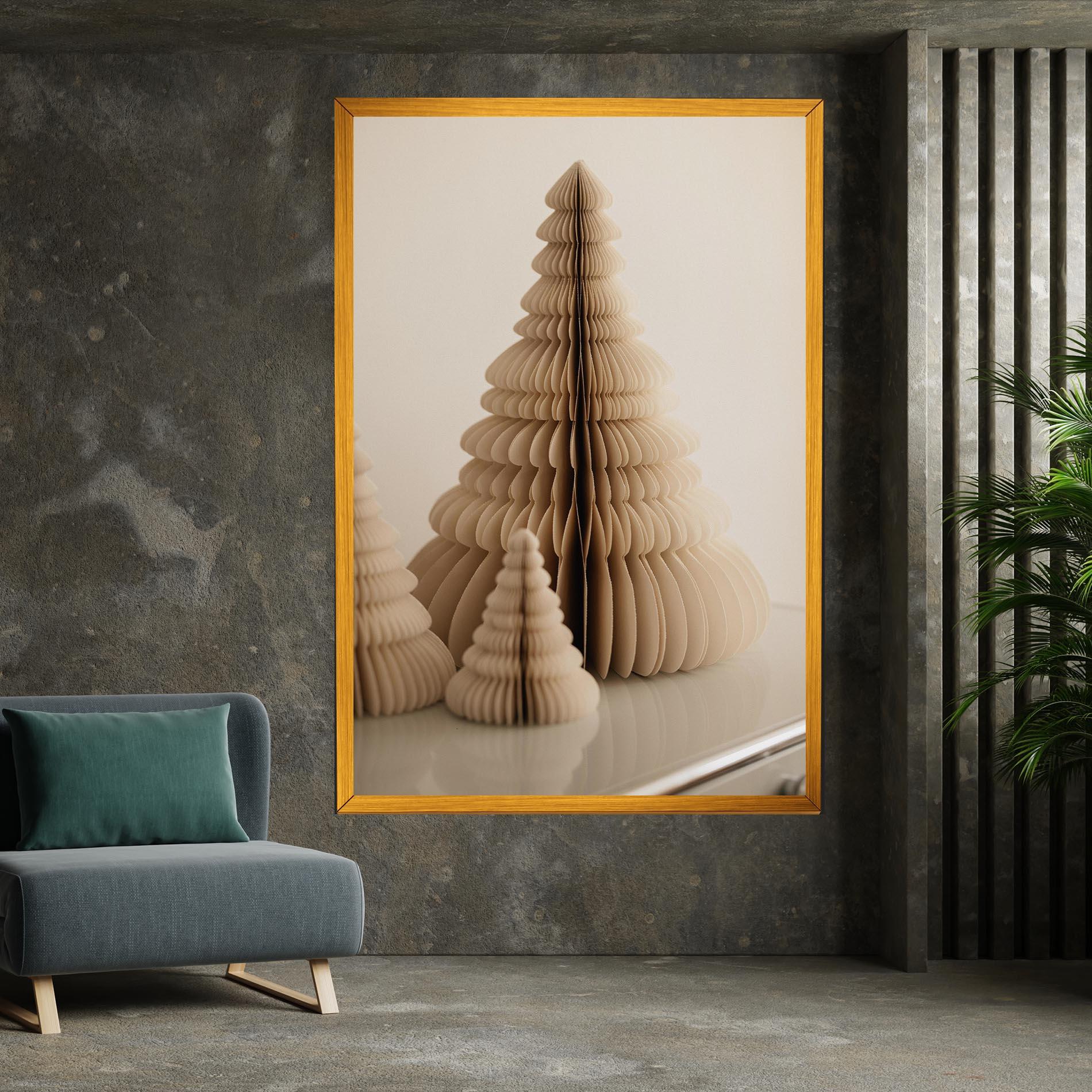 Leinwandbild Paper Tree mockup 7