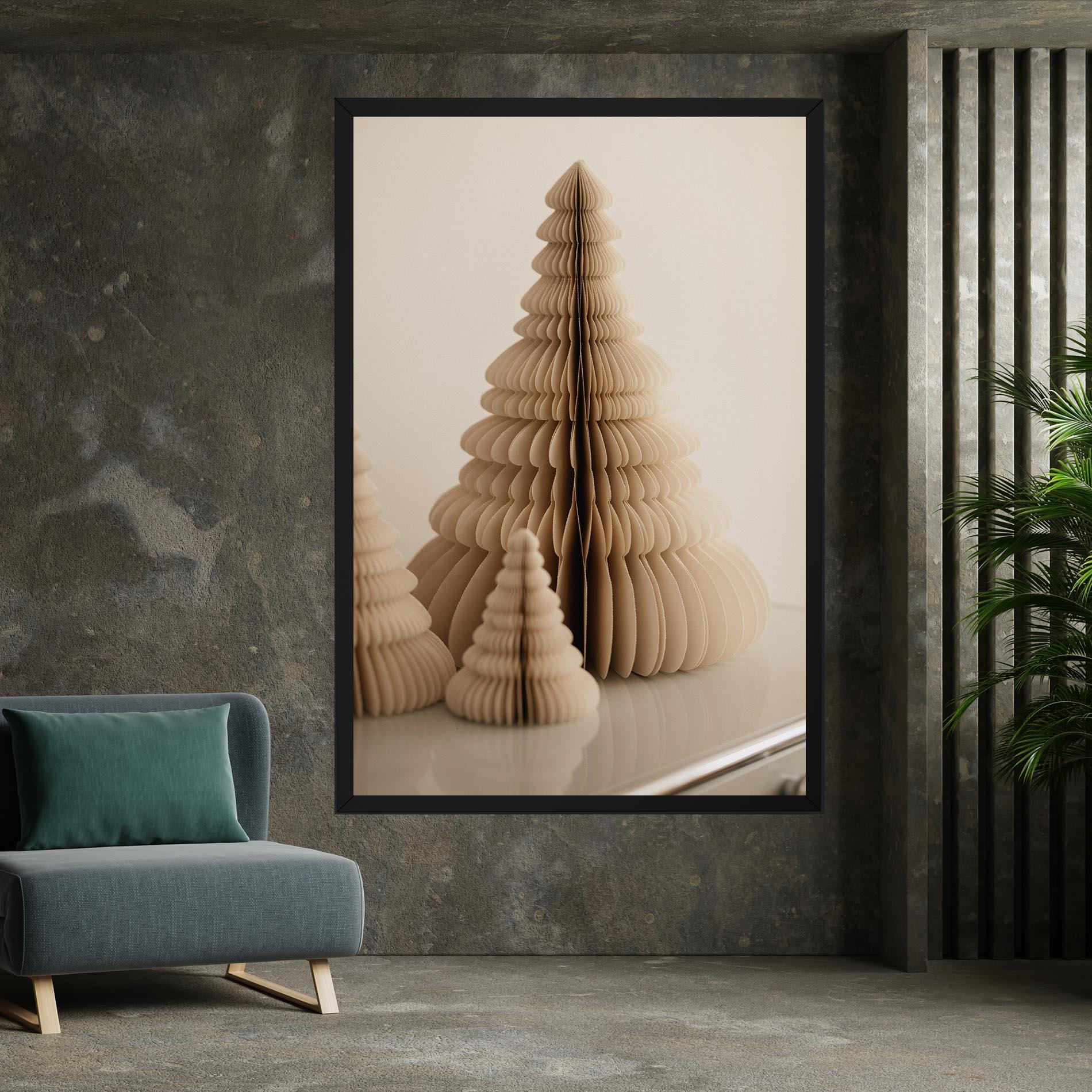 Leinwandbild Paper Tree mockup 7