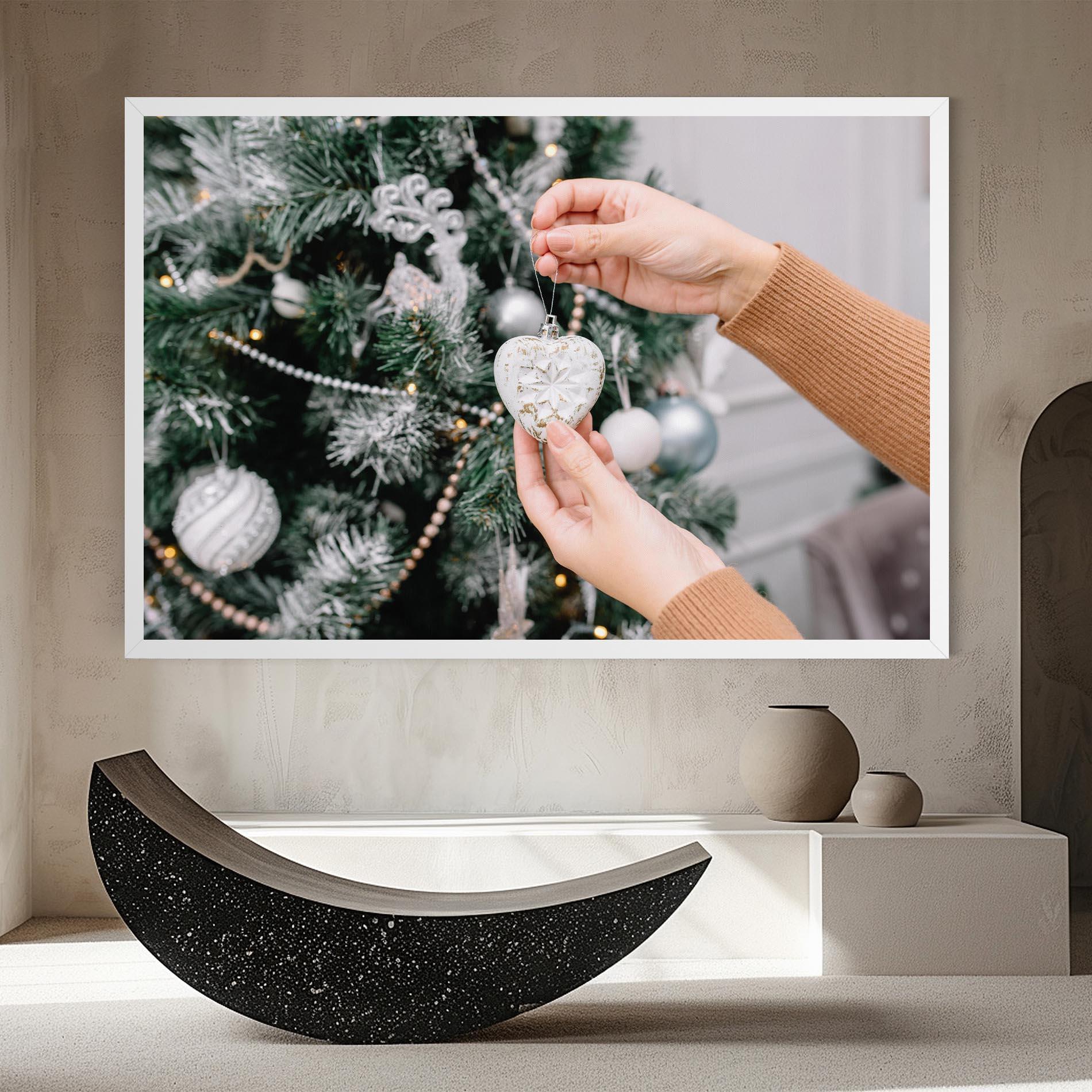 Leinwandbild Christmas Decorations mockup 8