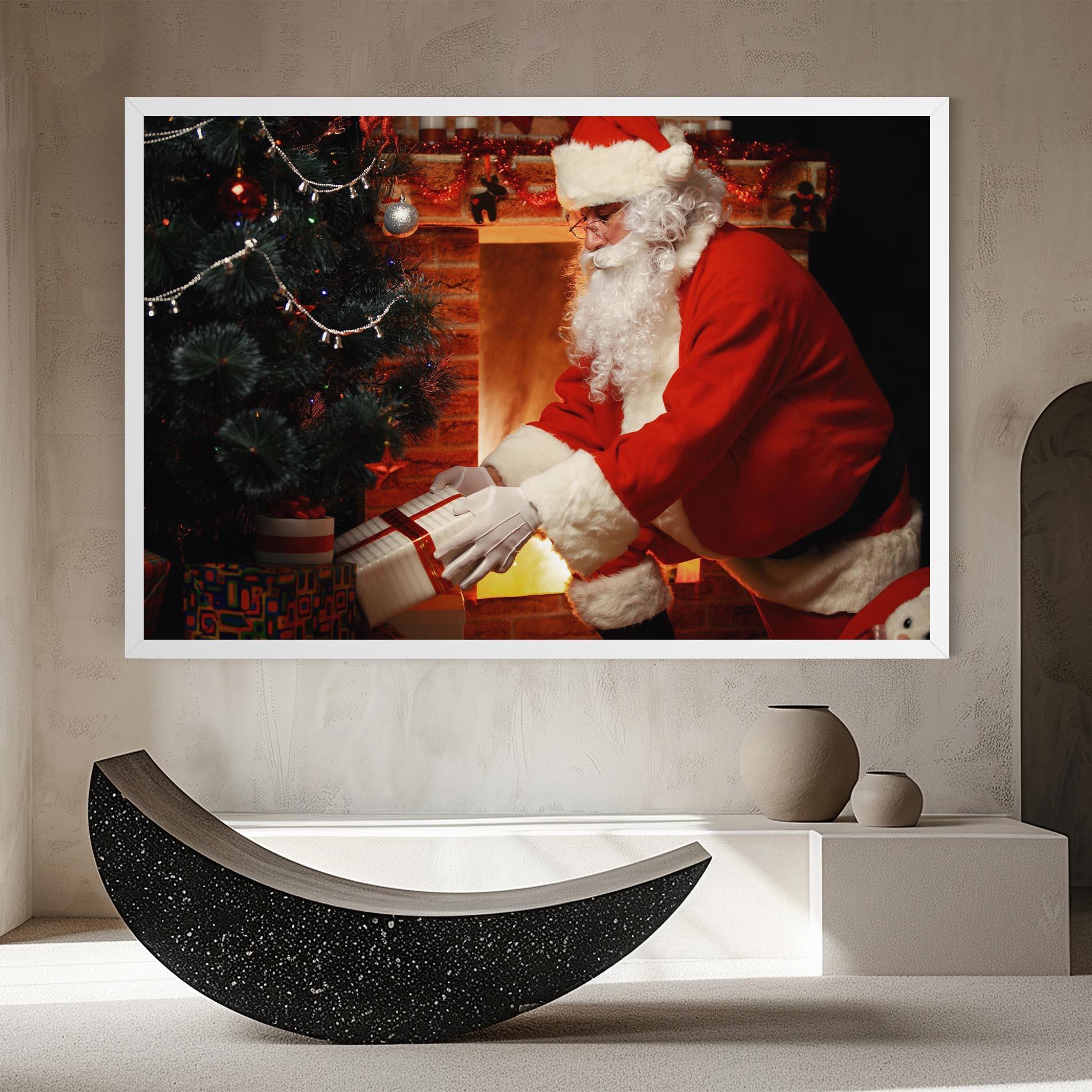 Leinwandbild Santa Brought Gifts mockup 8
