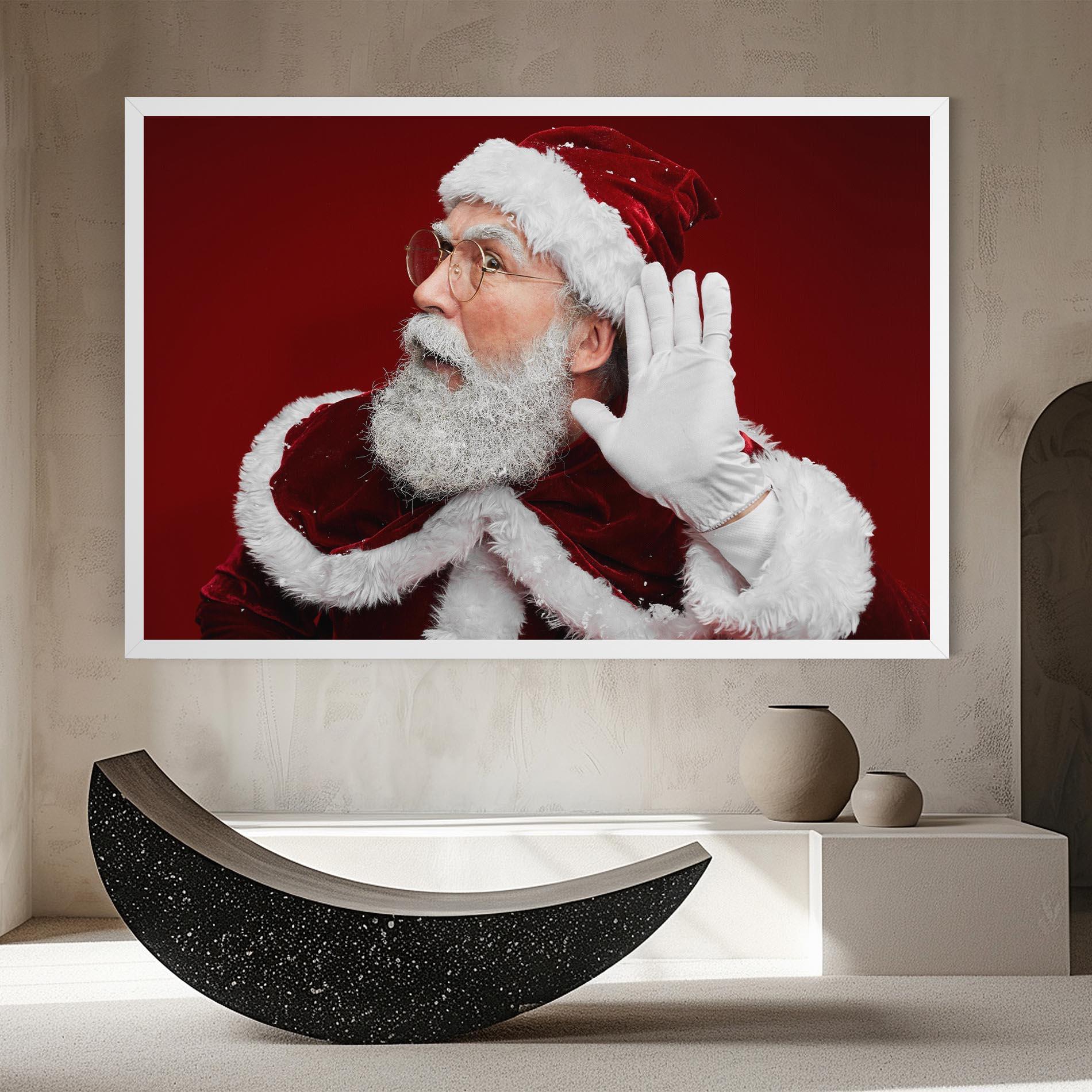 Leinwandbild Santa Cant Hear You mockup 8
