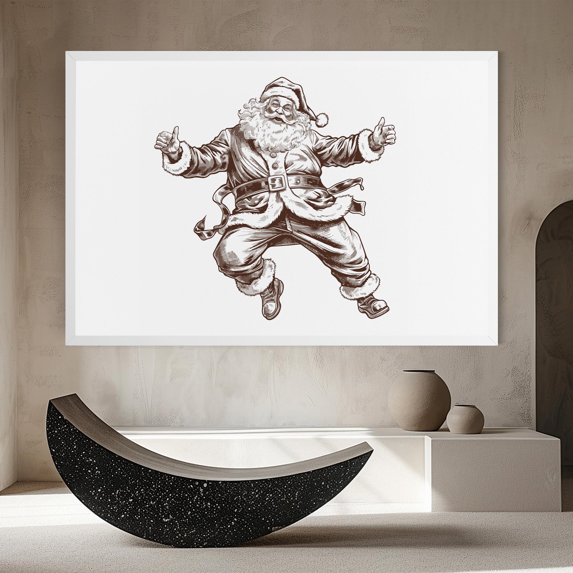 Leinwandbild Santa Ok mockup 8