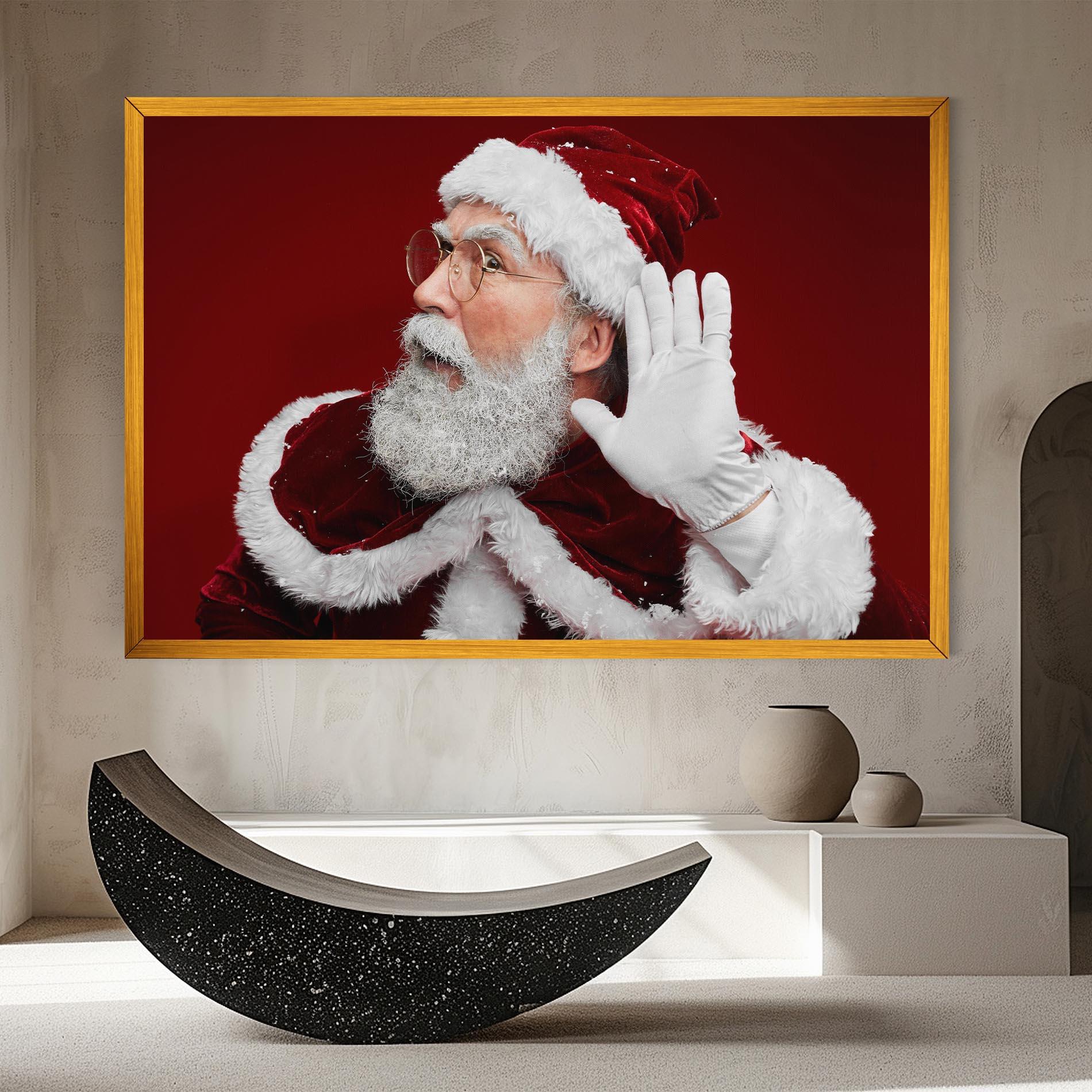 Leinwandbild Santa Cant Hear You mockup 8