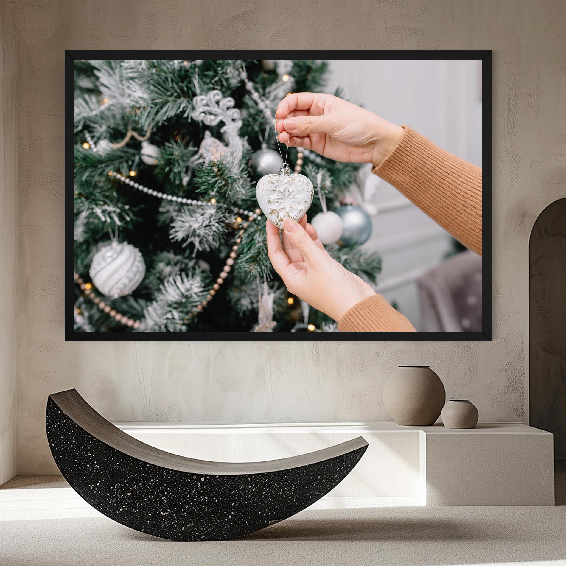 Leinwandbild Christmas Decorations mockup 8