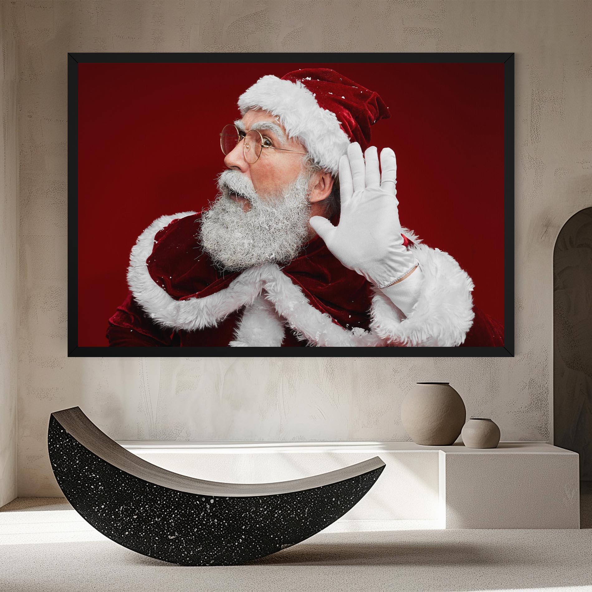 Leinwandbild Santa Cant Hear You mockup 8