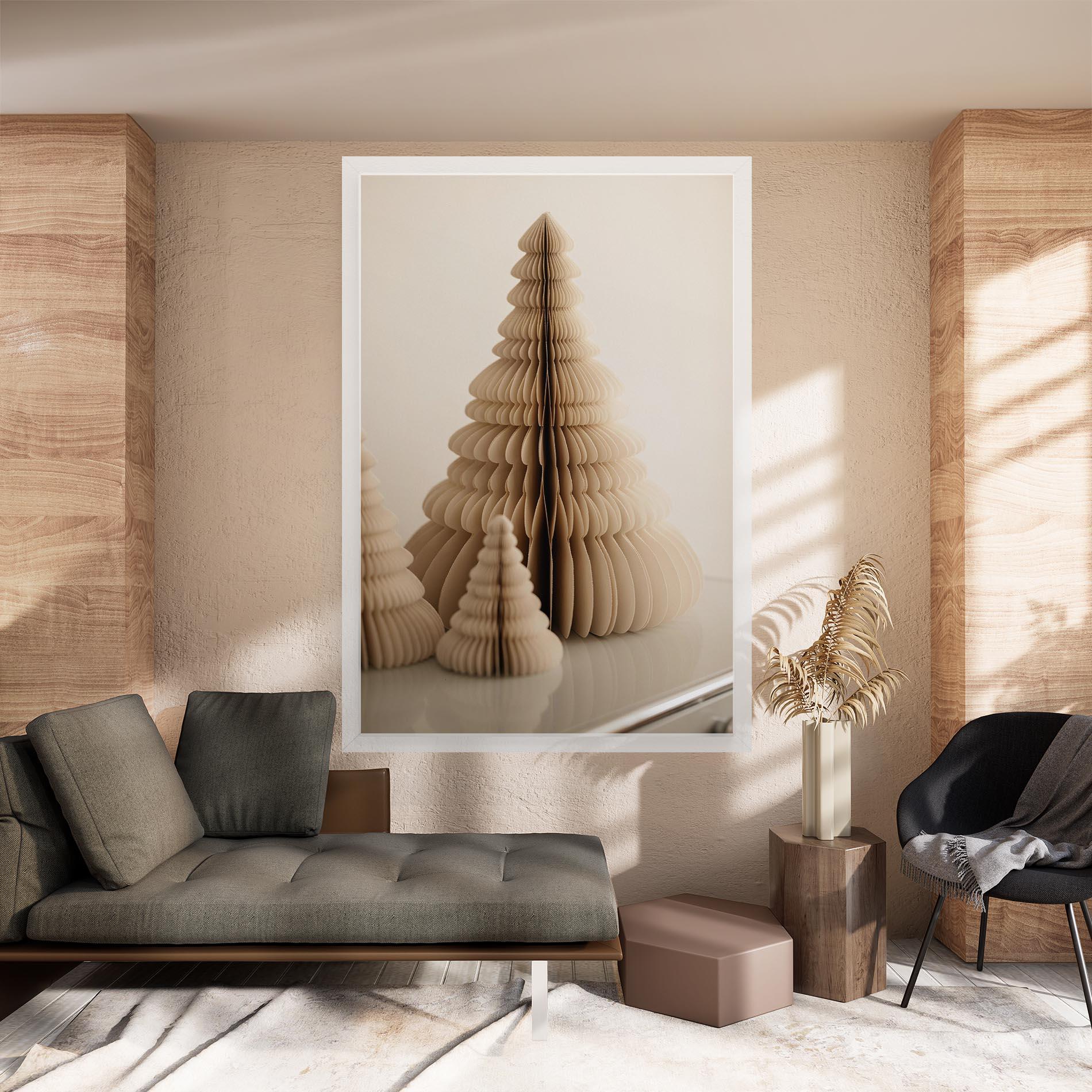 Leinwandbild Paper Tree mockup 8