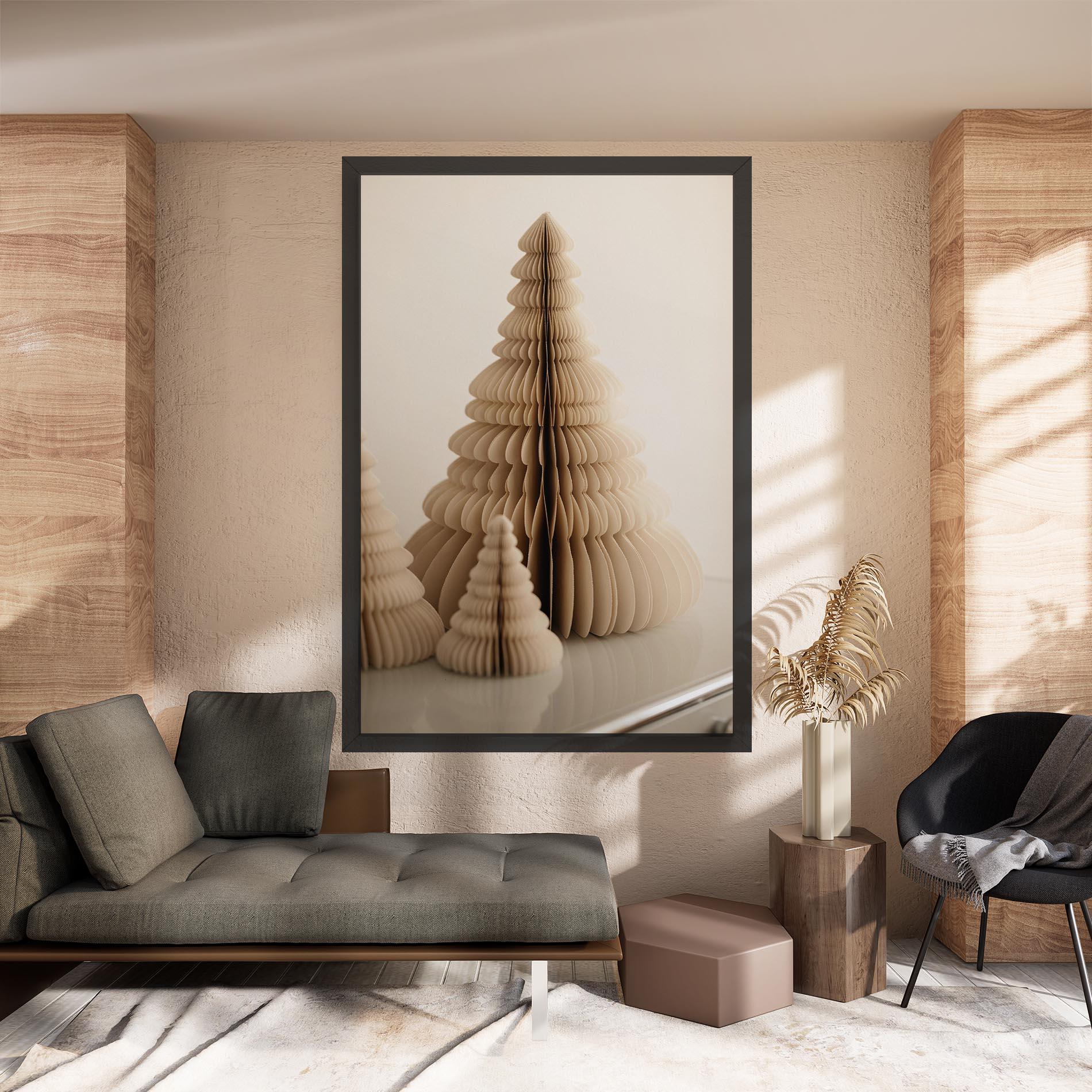 Leinwandbild Paper Tree mockup 8