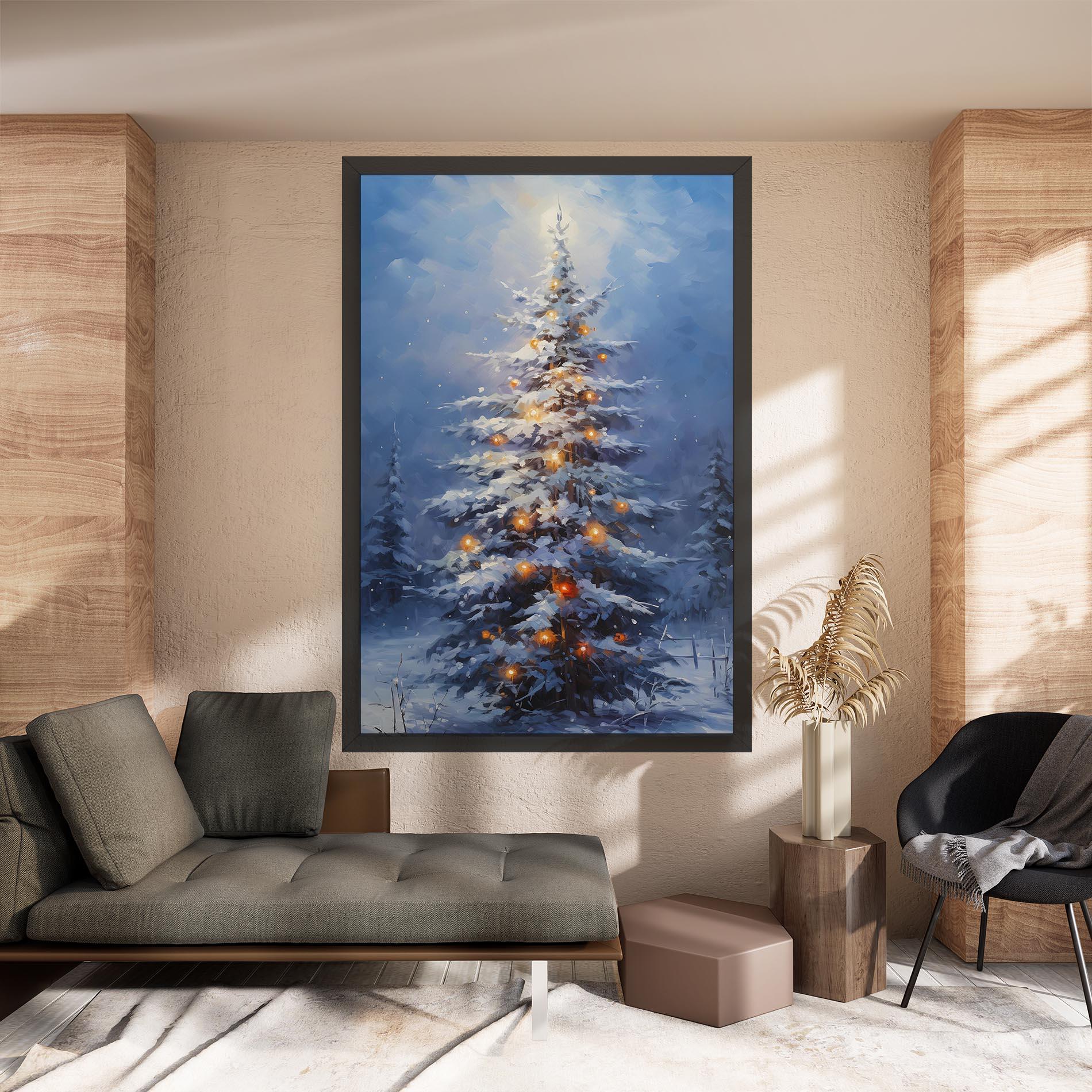 Leinwandbild Tall Slender Tree mockup 8