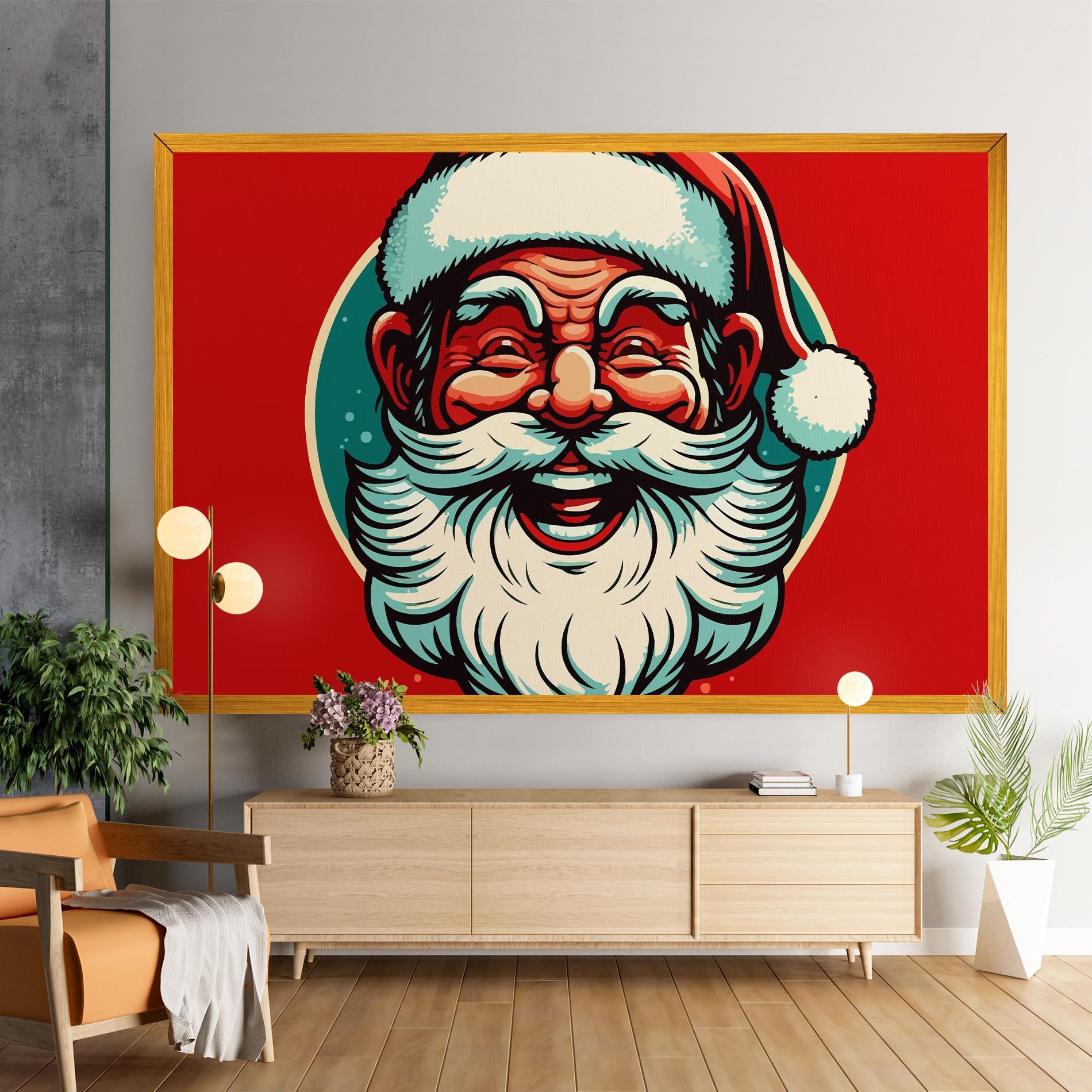 Leinwandbild Crazy Smile mockup 9