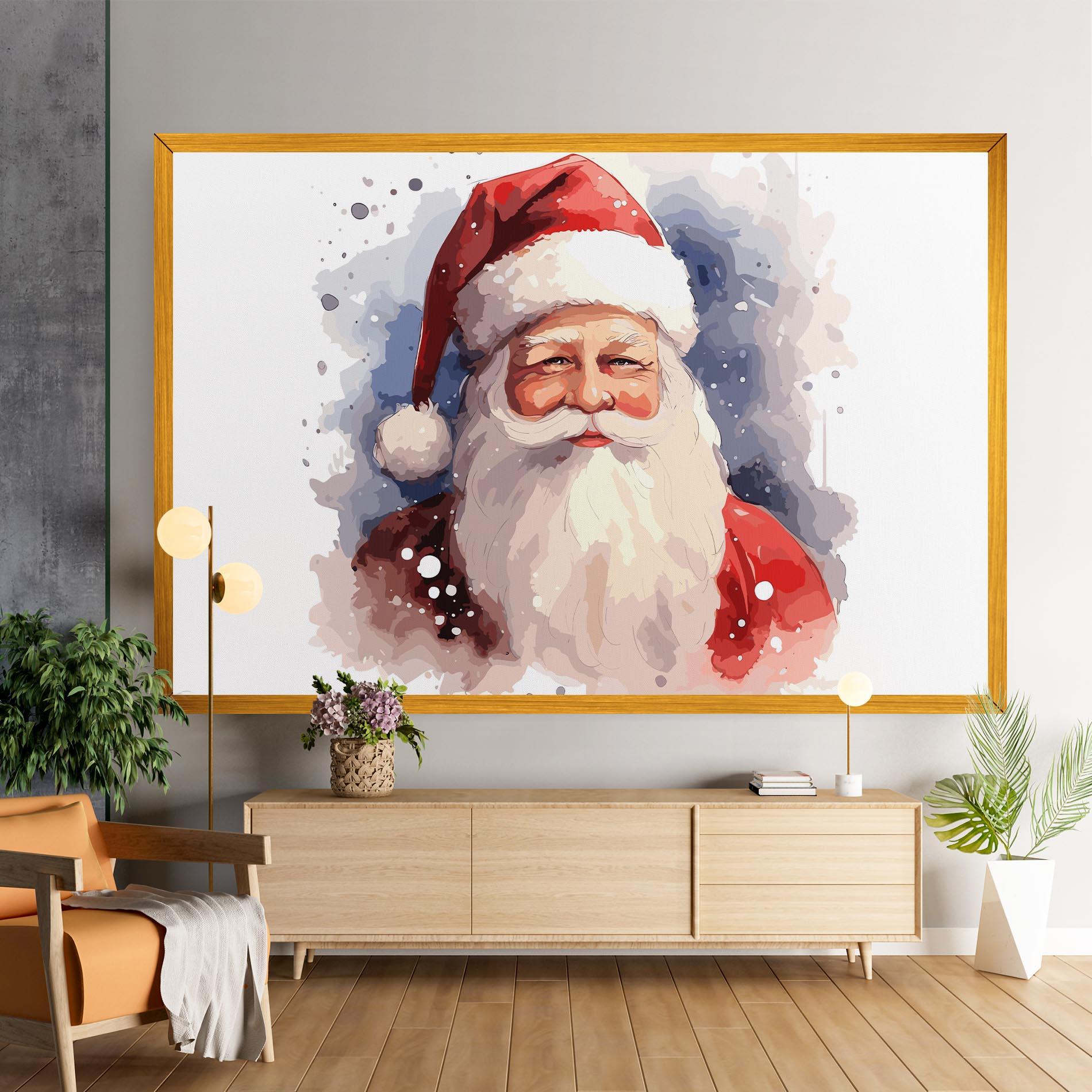 Leinwandbild Cute Santa mockup 9