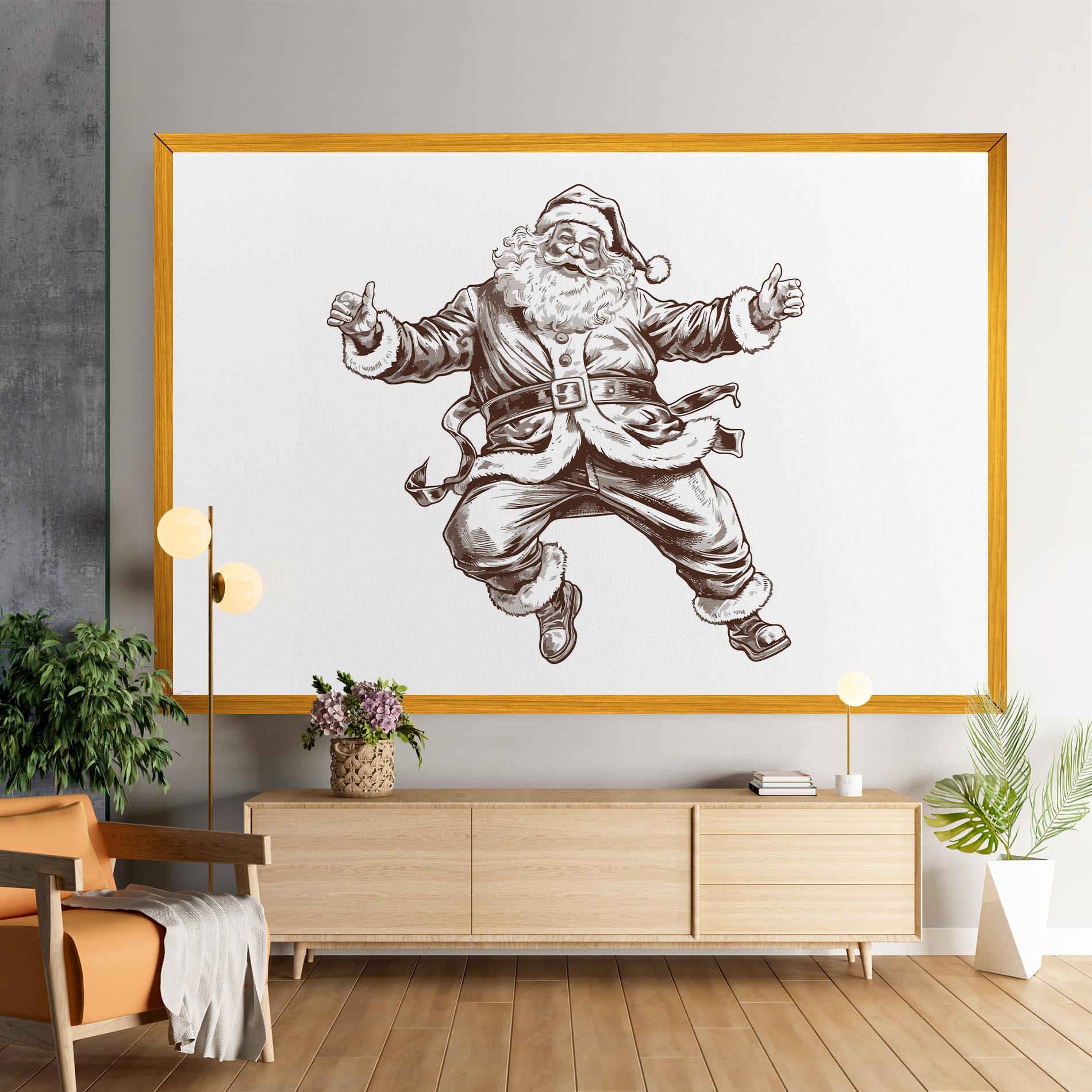Leinwandbild Santa Ok mockup 9