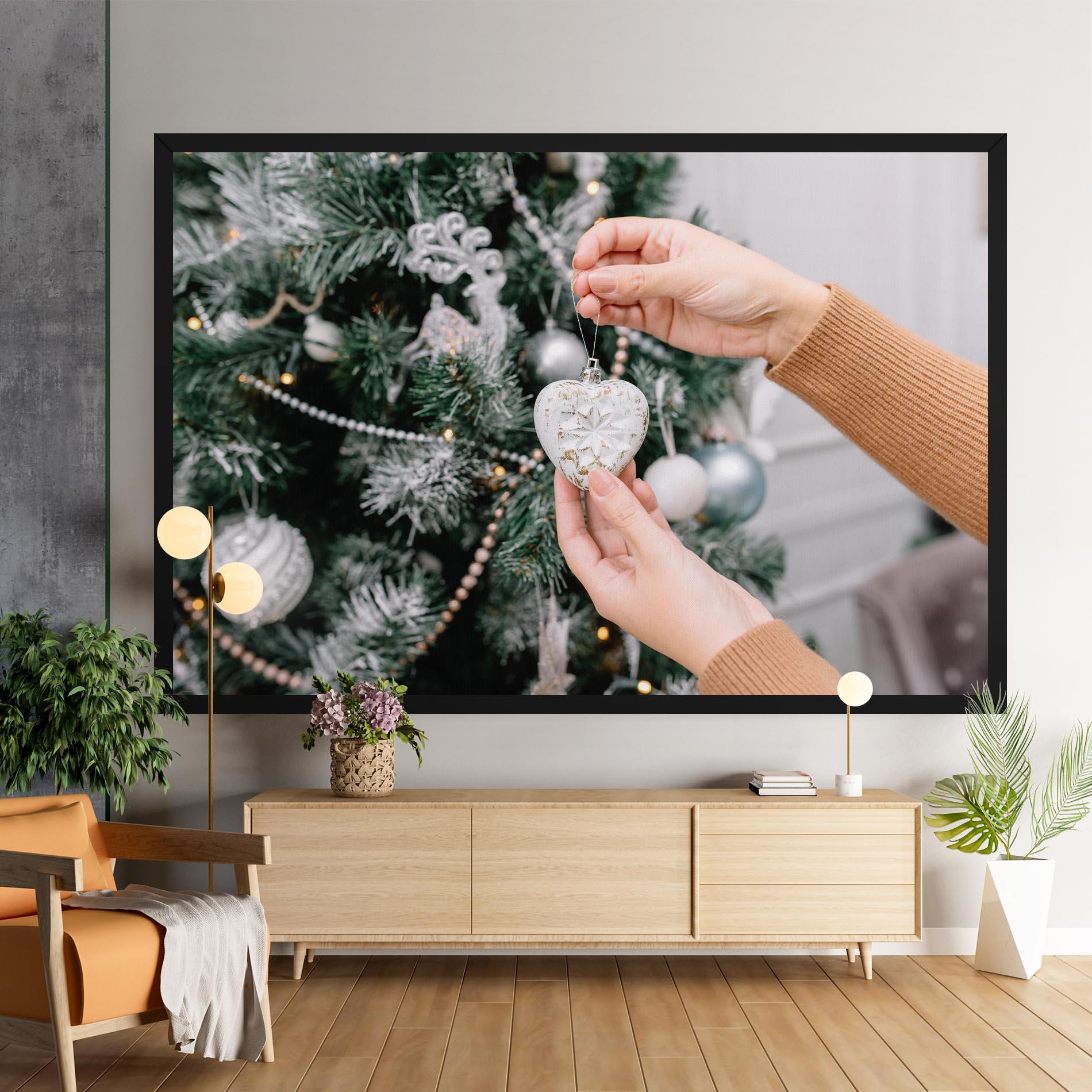 Leinwandbild Christmas Decorations mockup 9