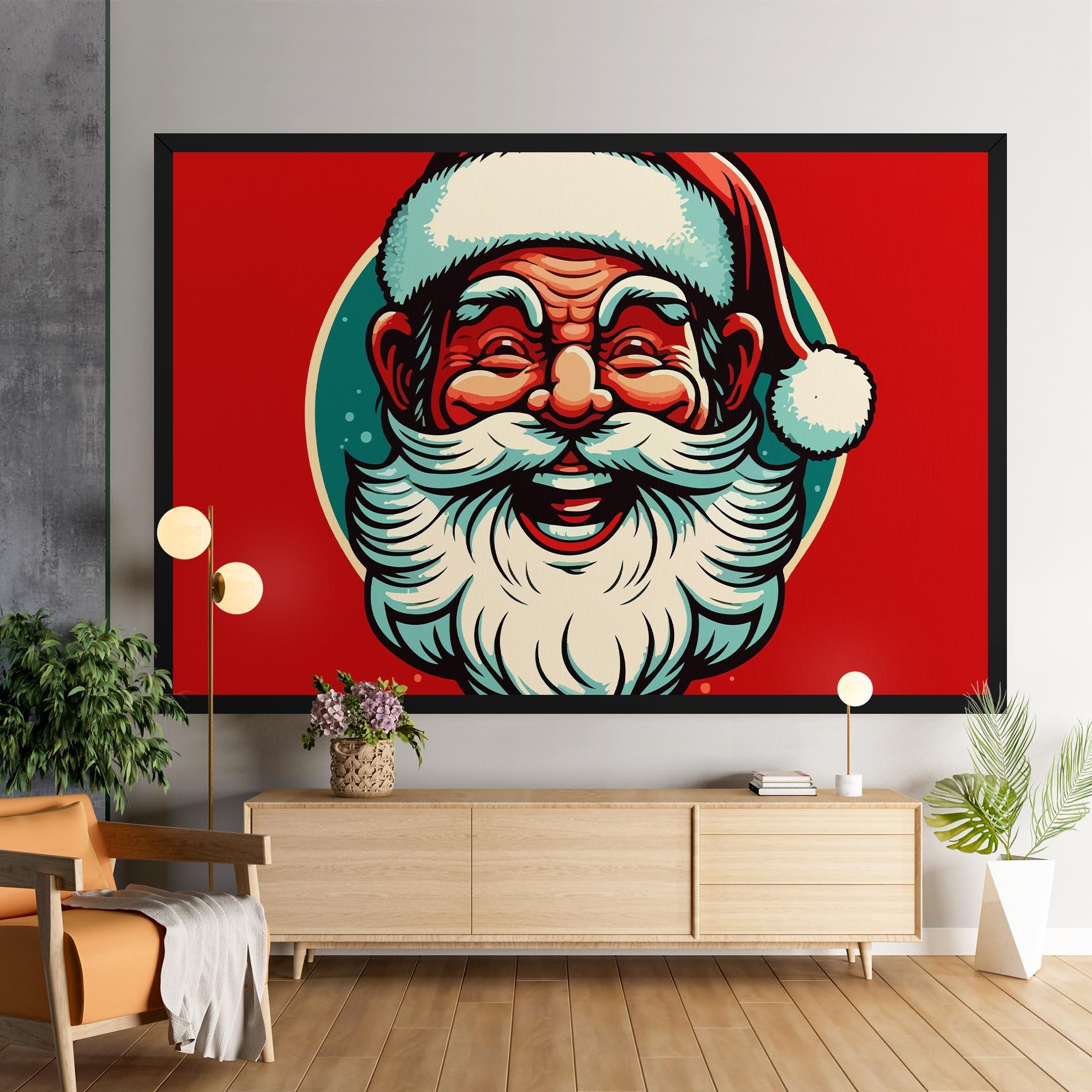 Leinwandbild Crazy Smile mockup 9