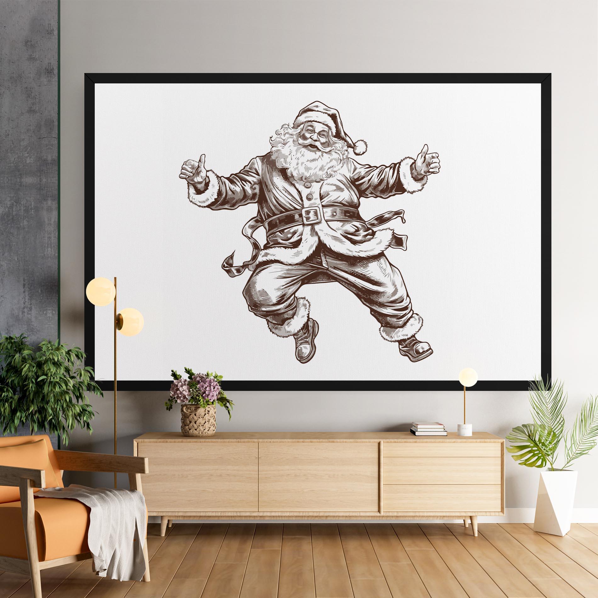 Leinwandbild Santa Ok mockup 9