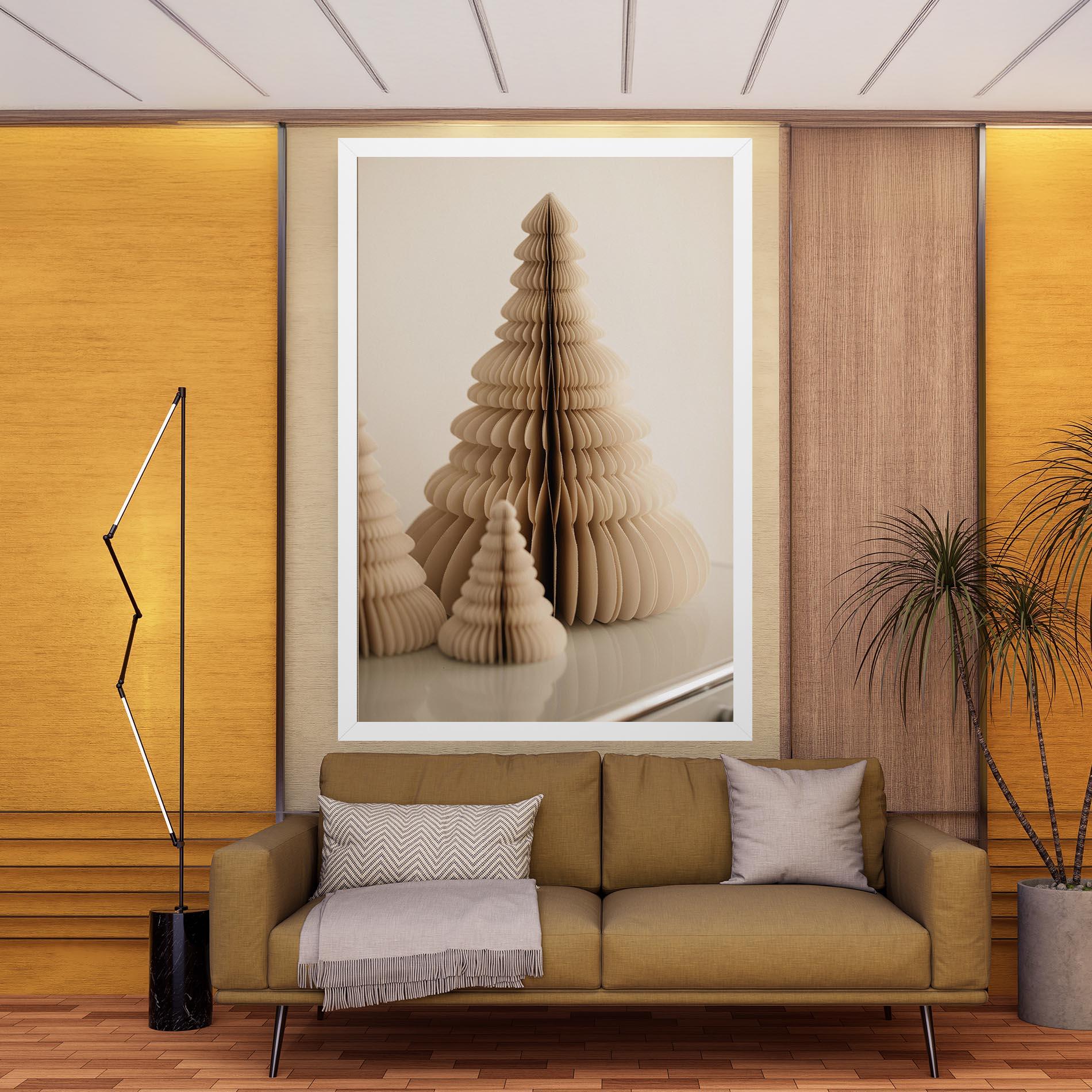 Leinwandbild Paper Tree mockup 9