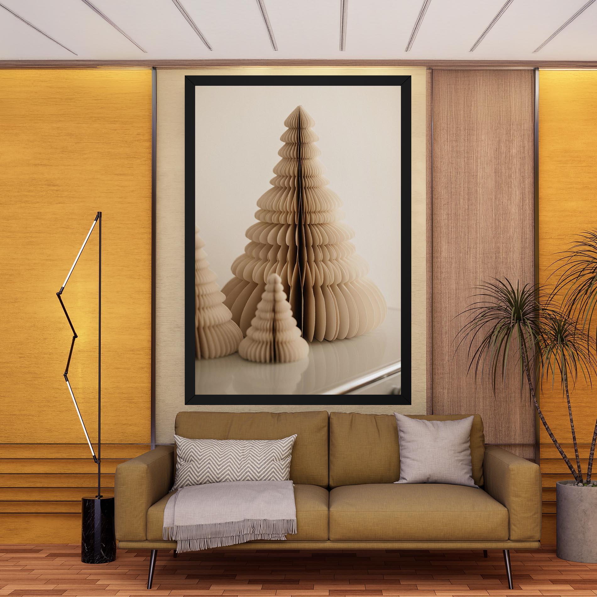 Leinwandbild Paper Tree mockup 9