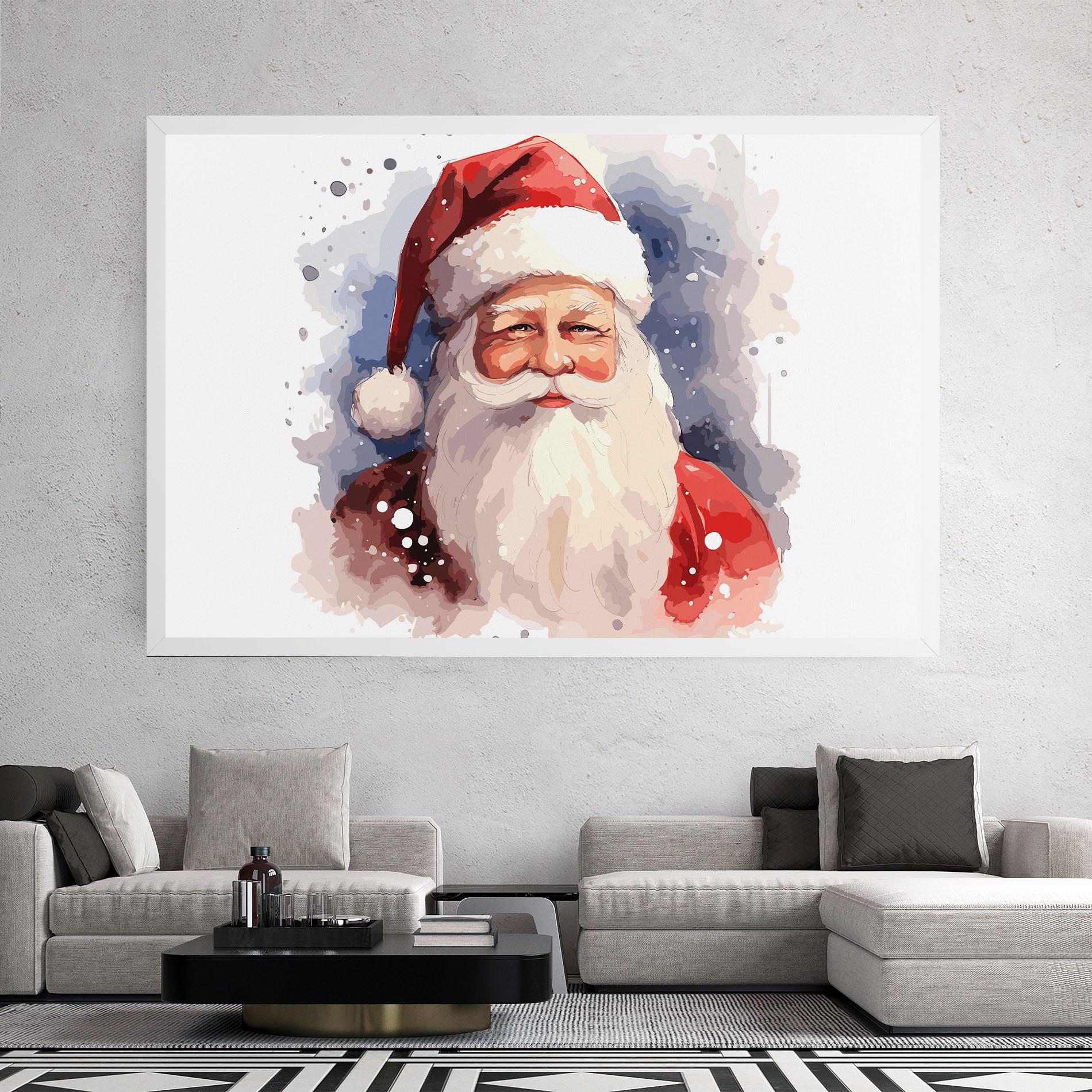Leinwandbild Cute Santa mockup 2
