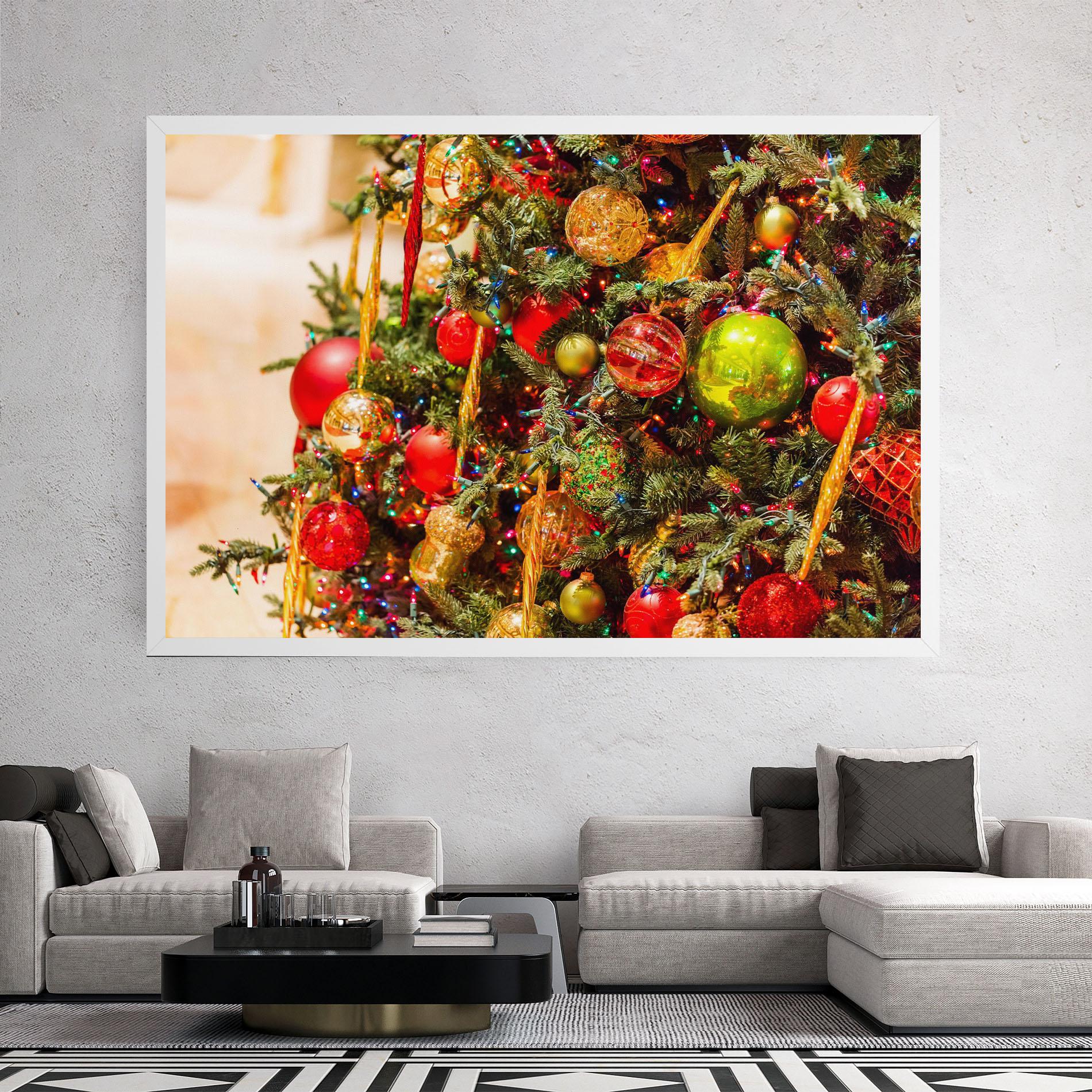 Leinwandbild Multicolor Ornaments mockup 2