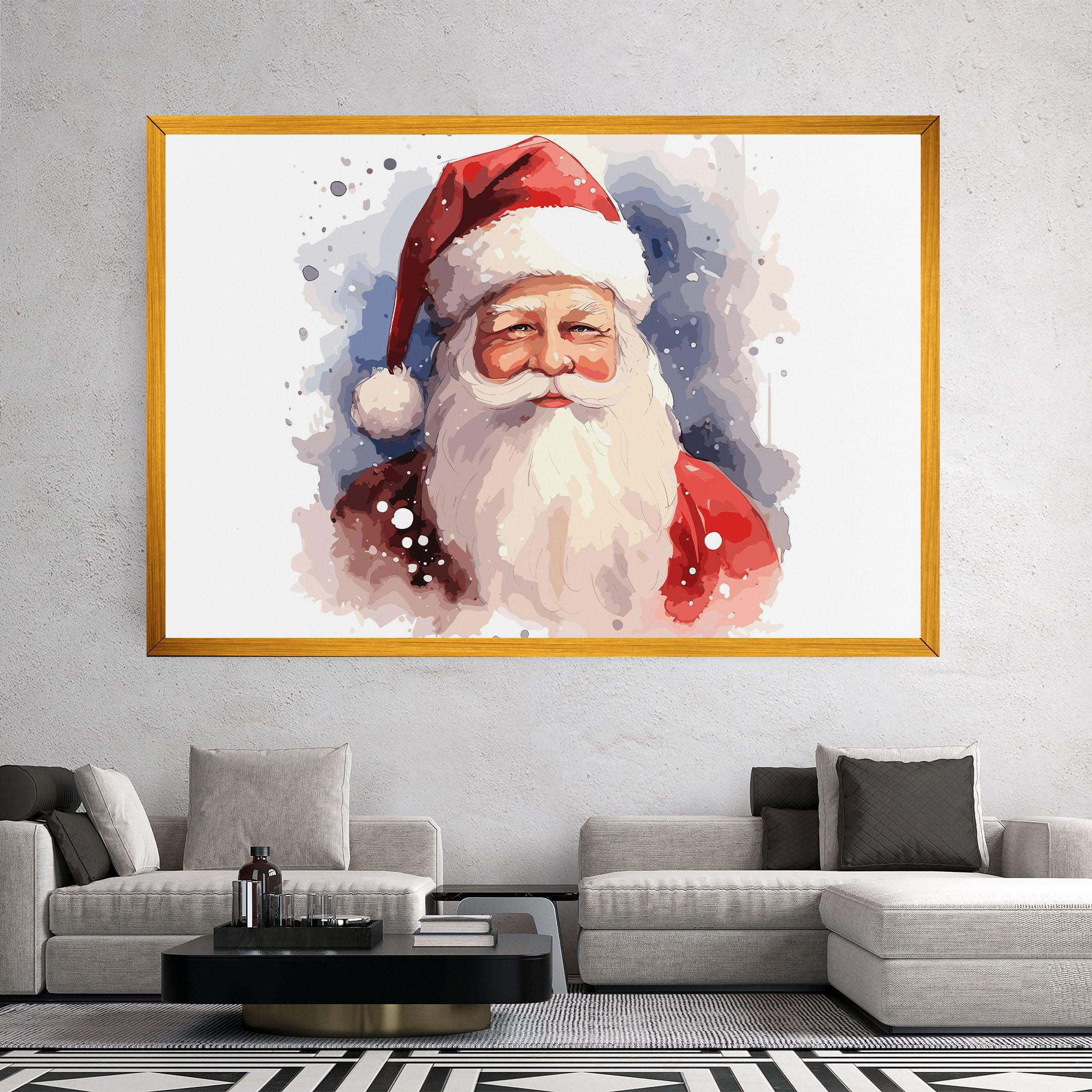 Leinwandbild Cute Santa mockup 2