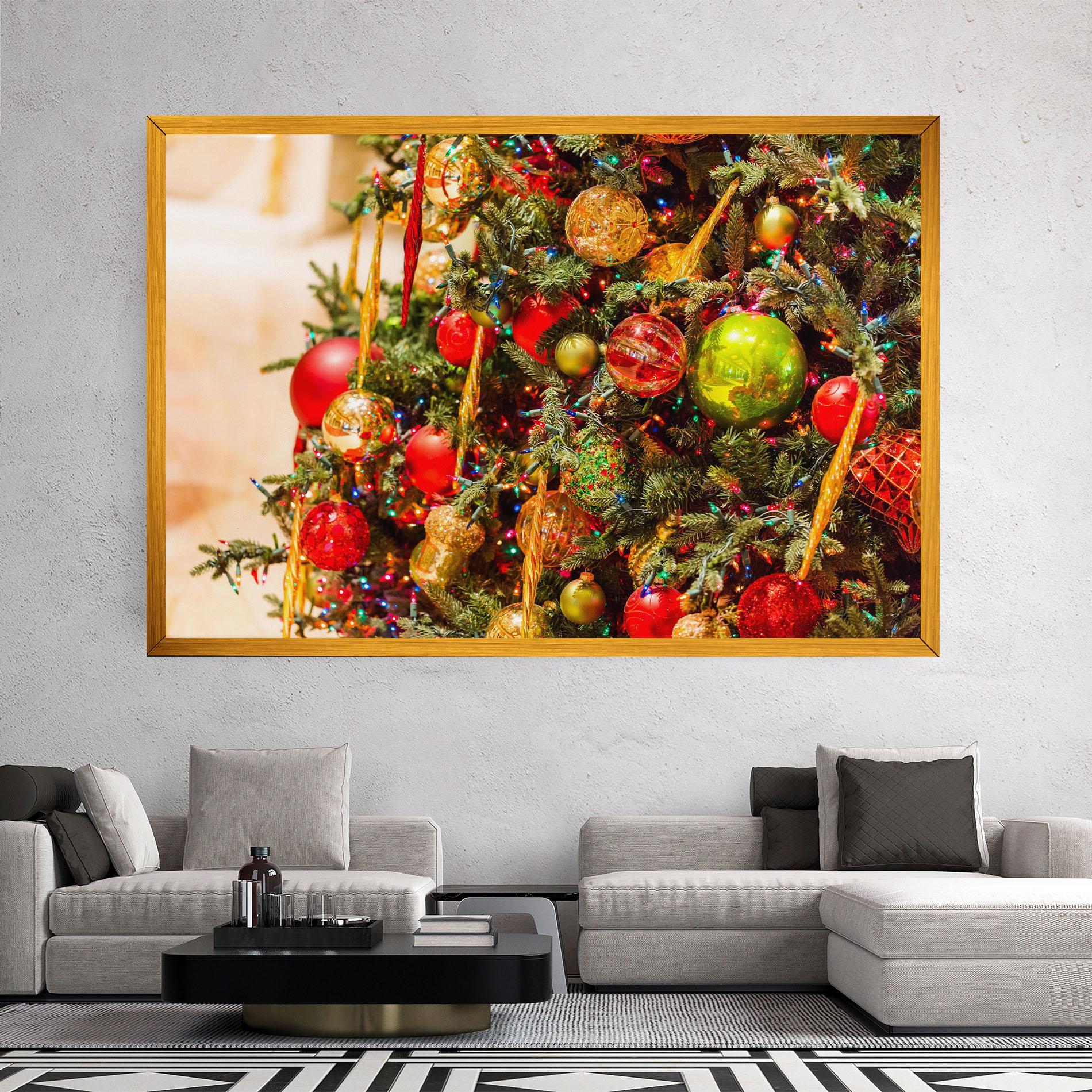 Leinwandbild Multicolor Ornaments mockup 2