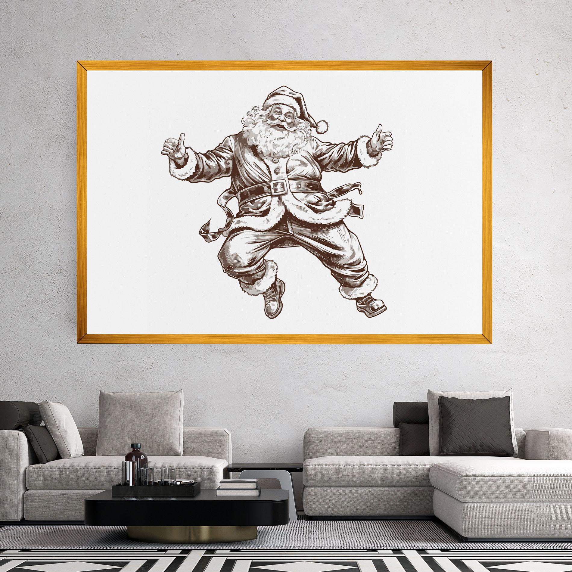 Leinwandbild Santa Ok mockup 2