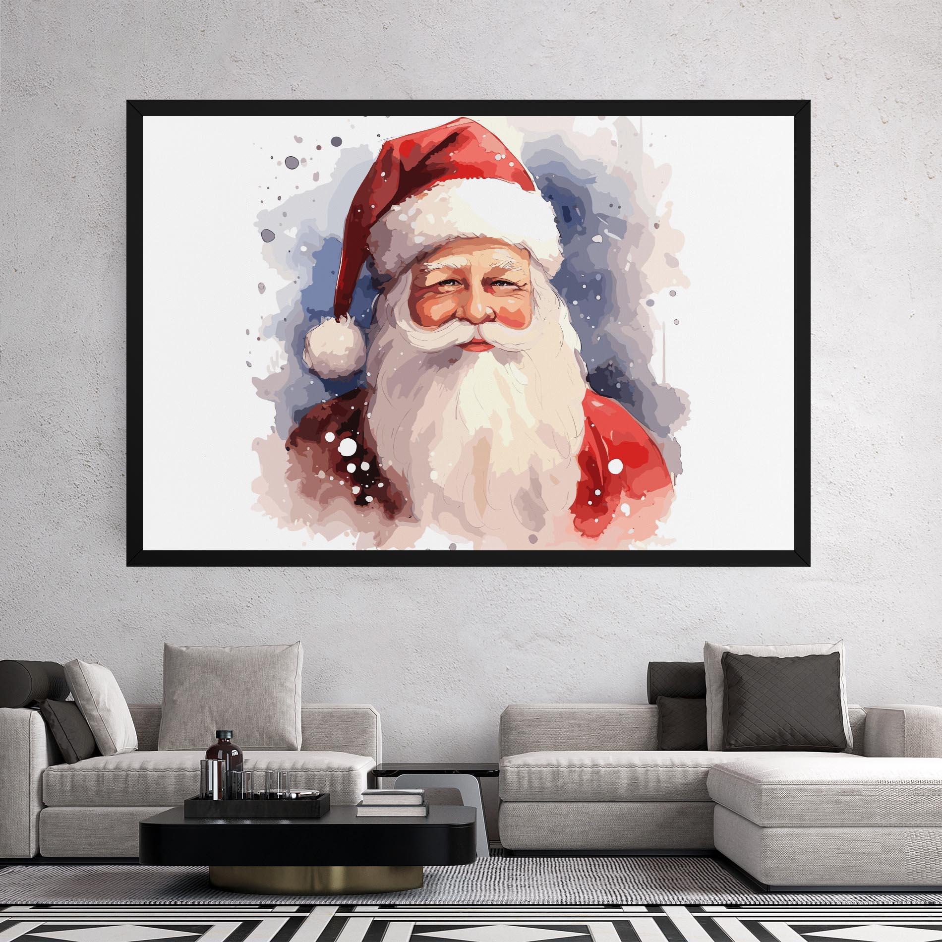 Leinwandbild Cute Santa mockup 2