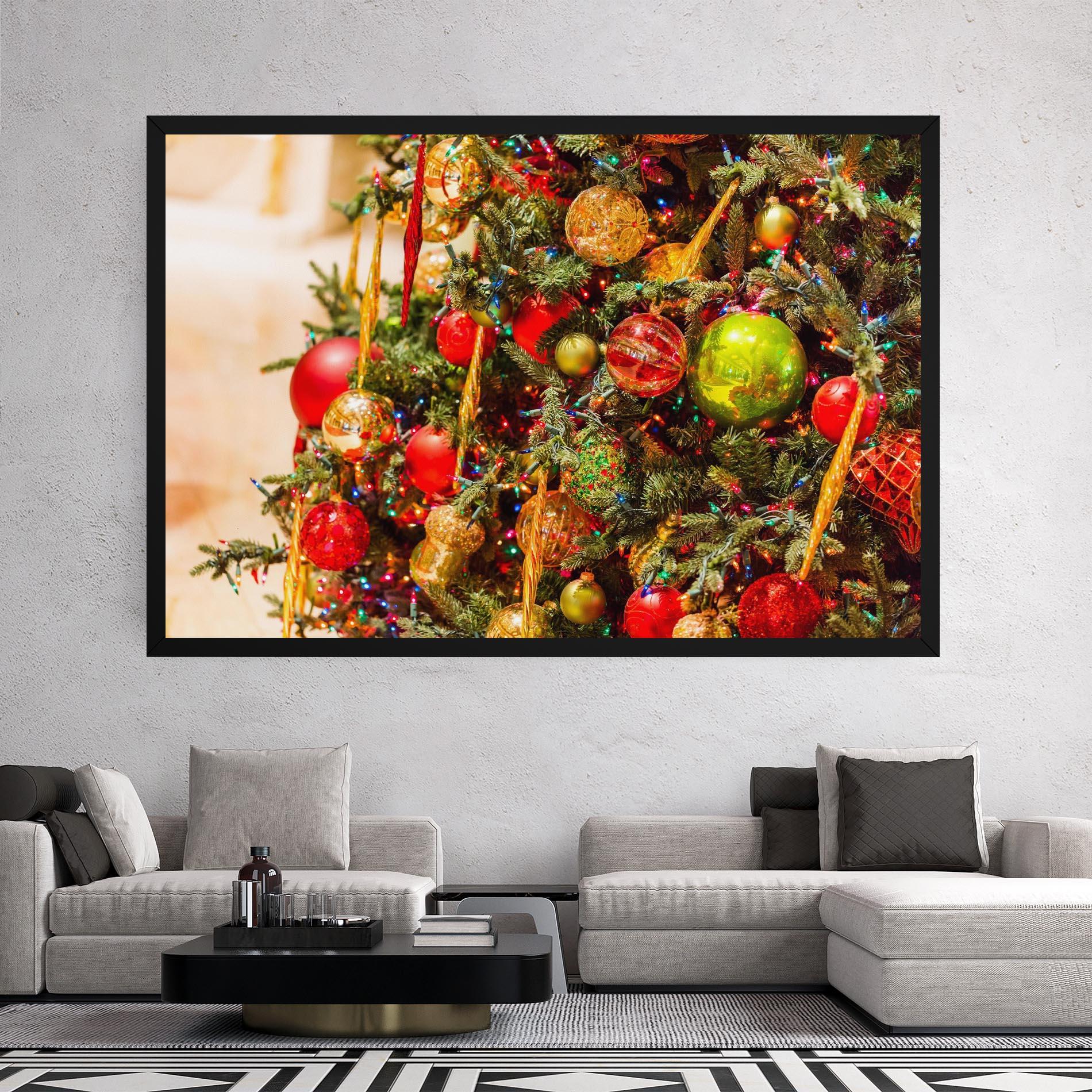 Leinwandbild Multicolor Ornaments mockup 2