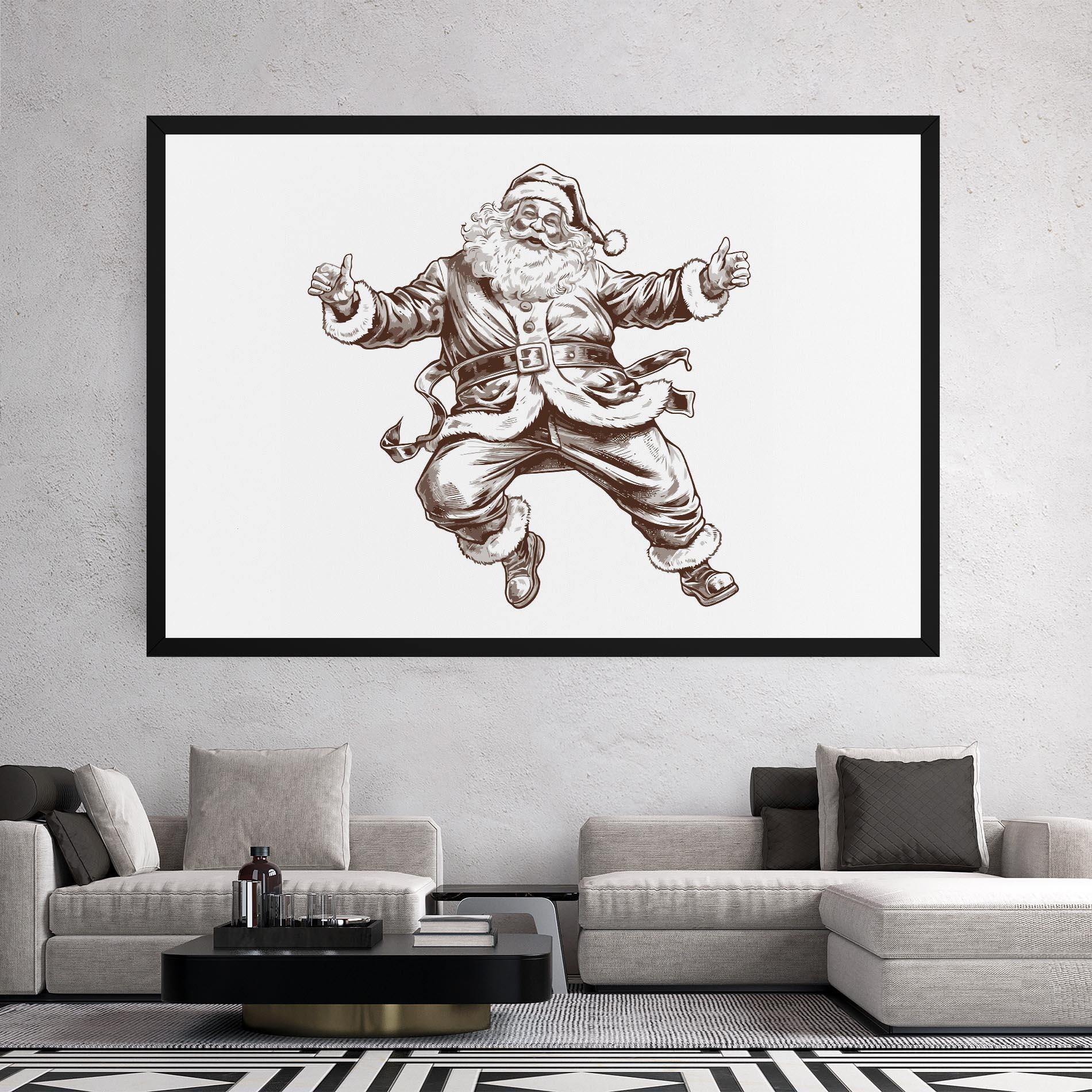 Leinwandbild Santa Ok mockup 2