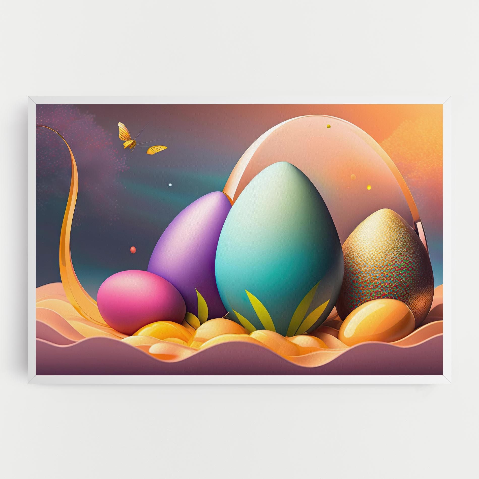 Big Blue Easter Egg mockup 0