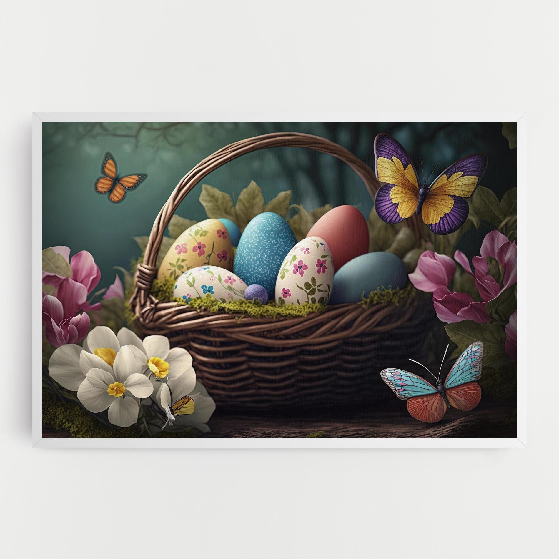 Easter Eggs Butterfly mockup 0