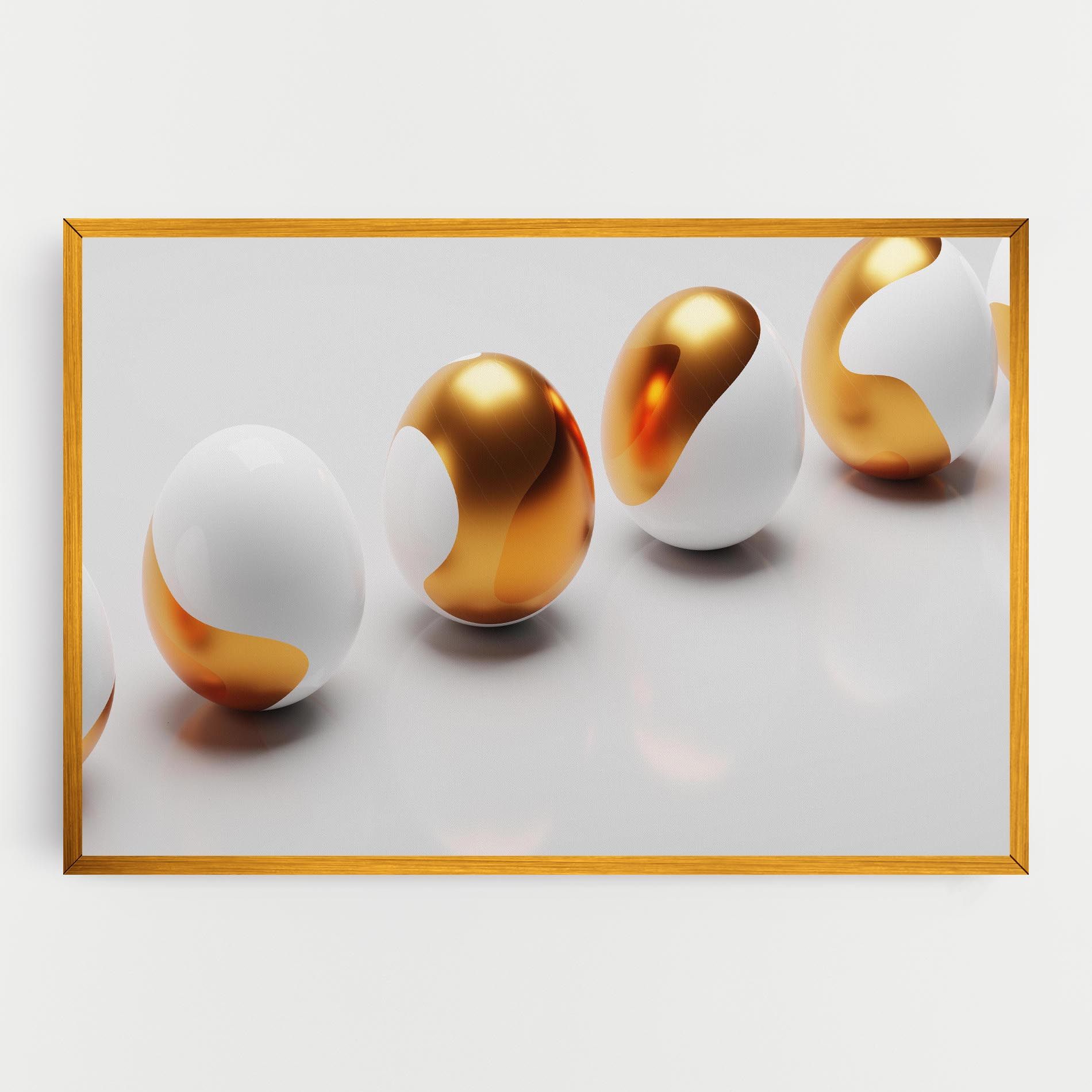 Elegant Easter Eggs mockup 0