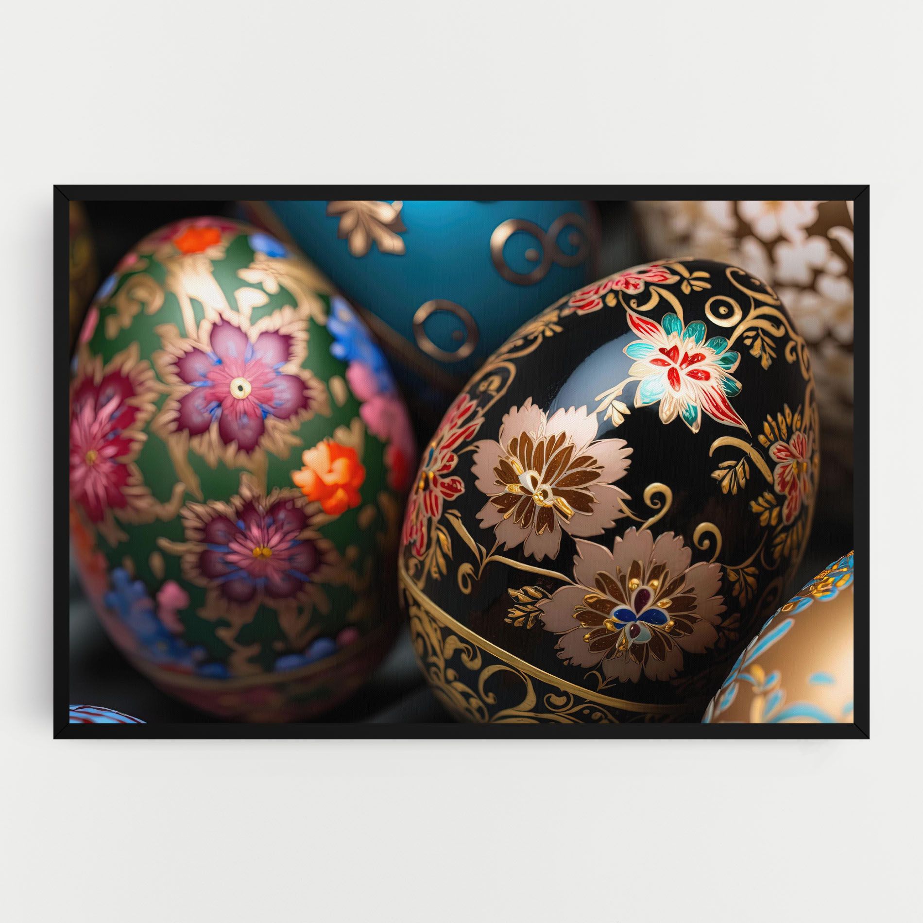 Close Up Painted Eggs mockup 0