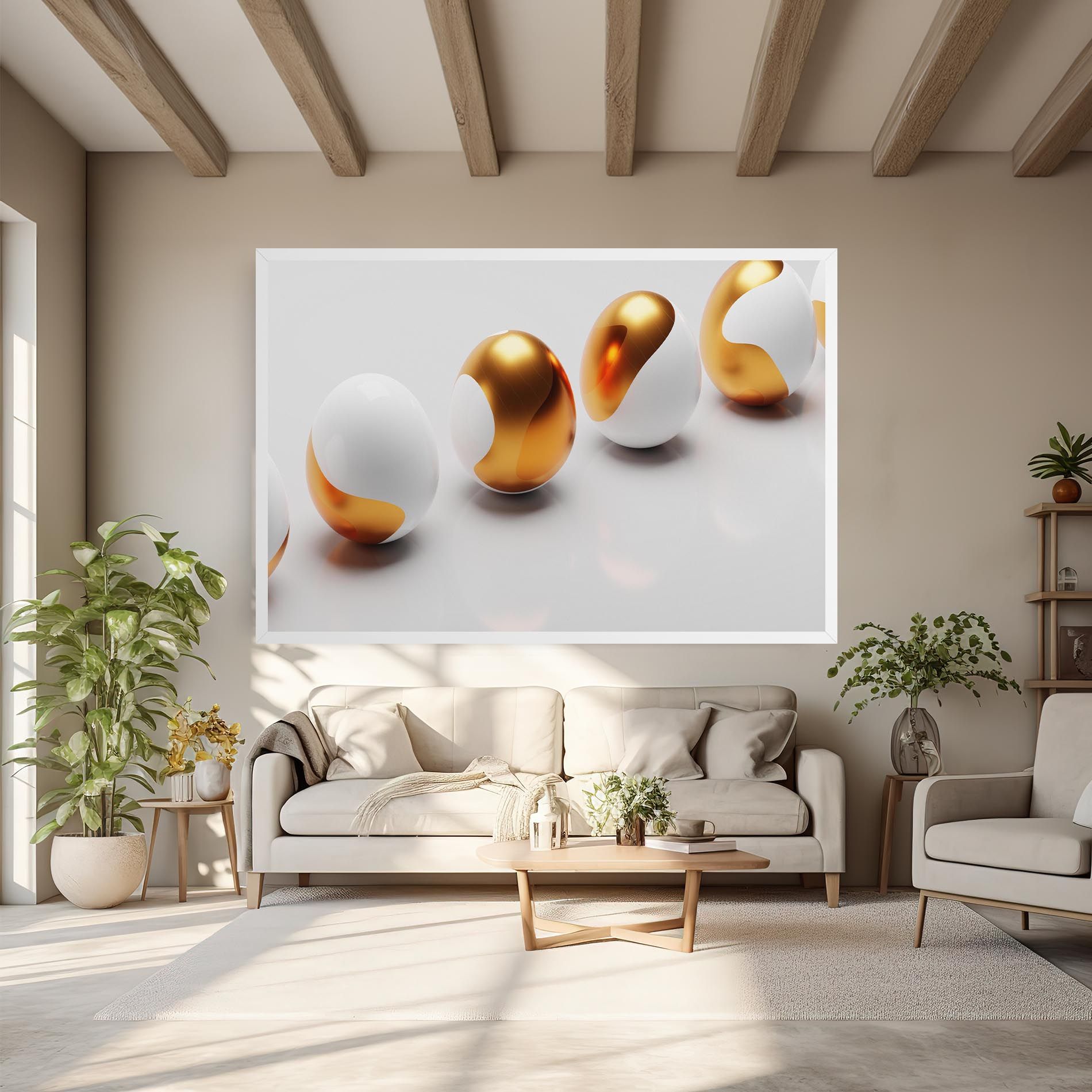 Elegant Easter Eggs mockup 6