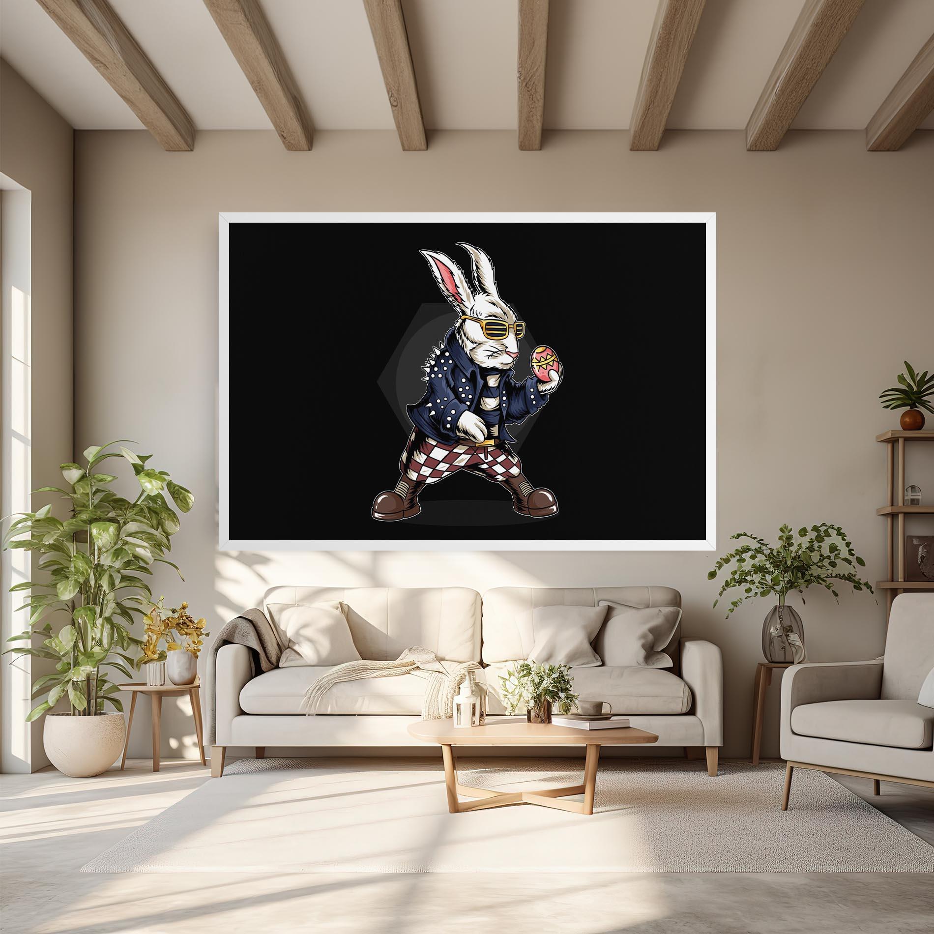 Leinwandbild Rabbit Rock mockup 6
