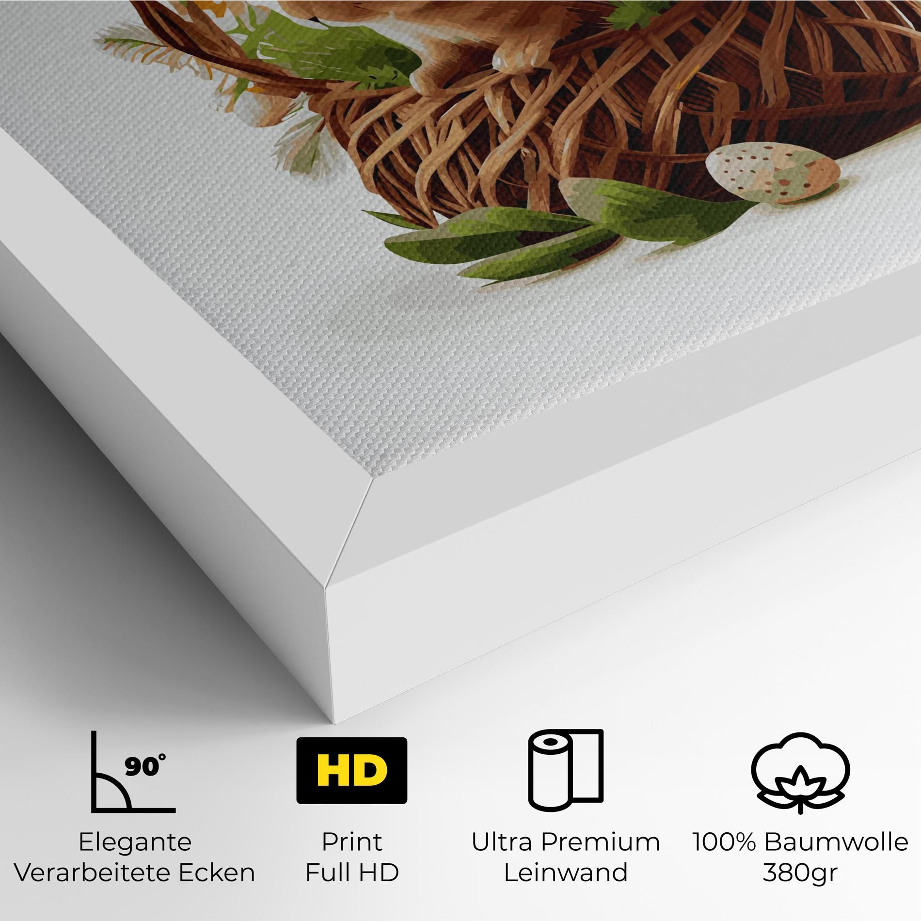 Bunny In Basket mockup 4