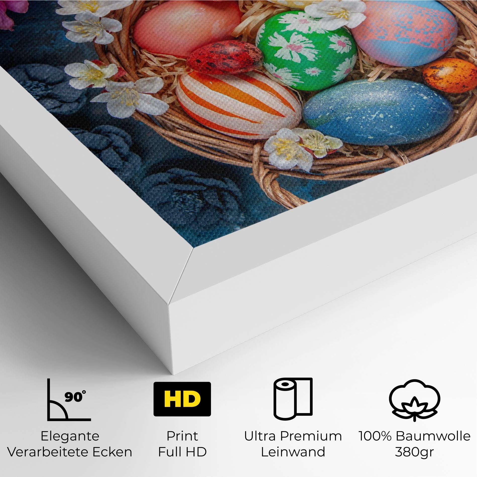 Colored Easter Eggs mockup 4