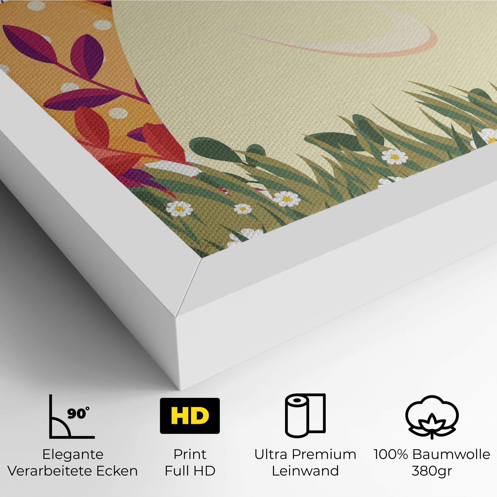 Leinwandbild Friendly Bunny mockup 4