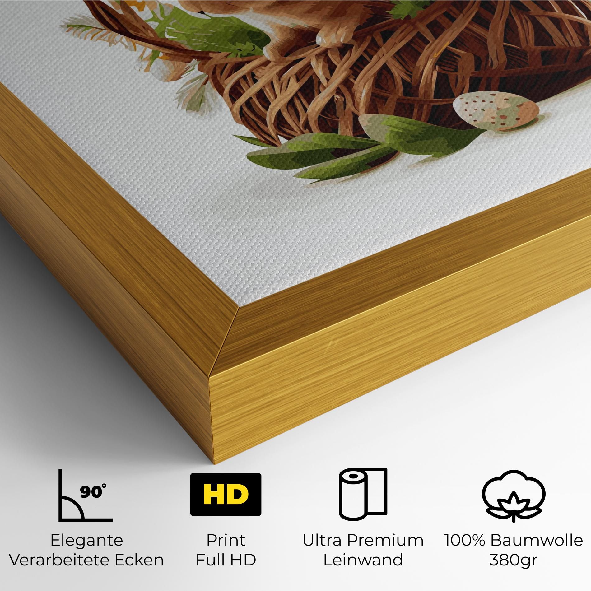 Bunny In Basket mockup 4