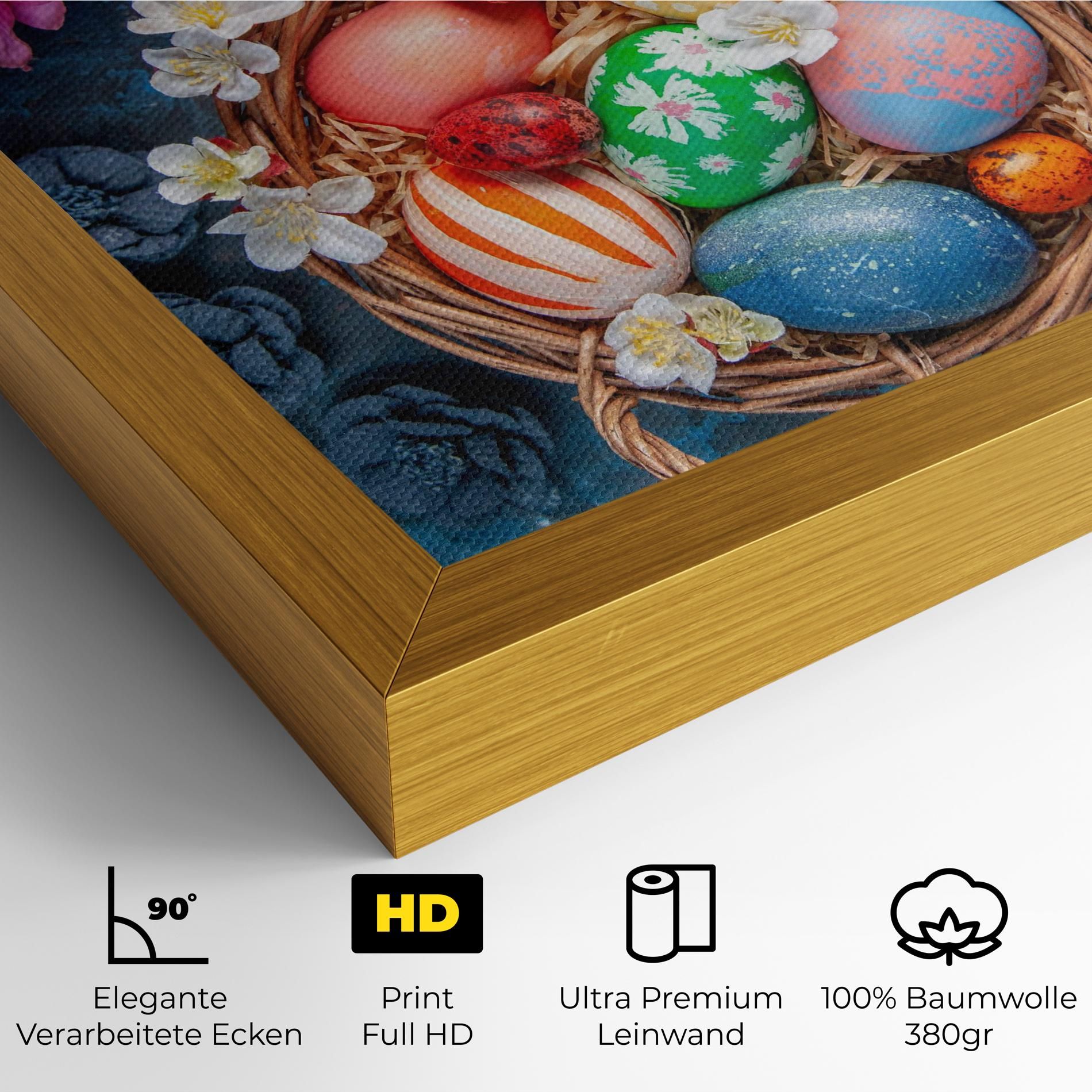 Colored Easter Eggs mockup 4