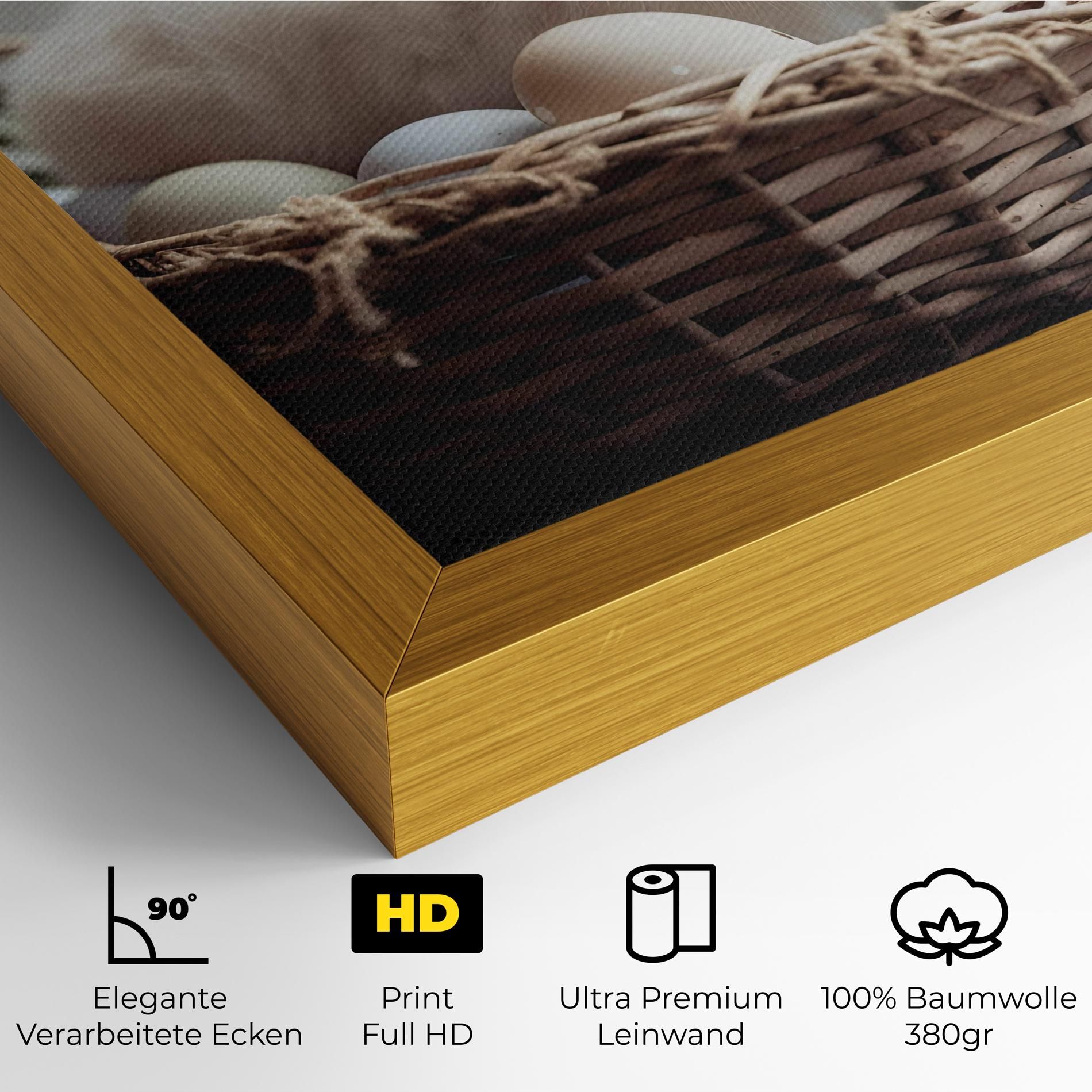 Cute White Easter Eggs mockup 4