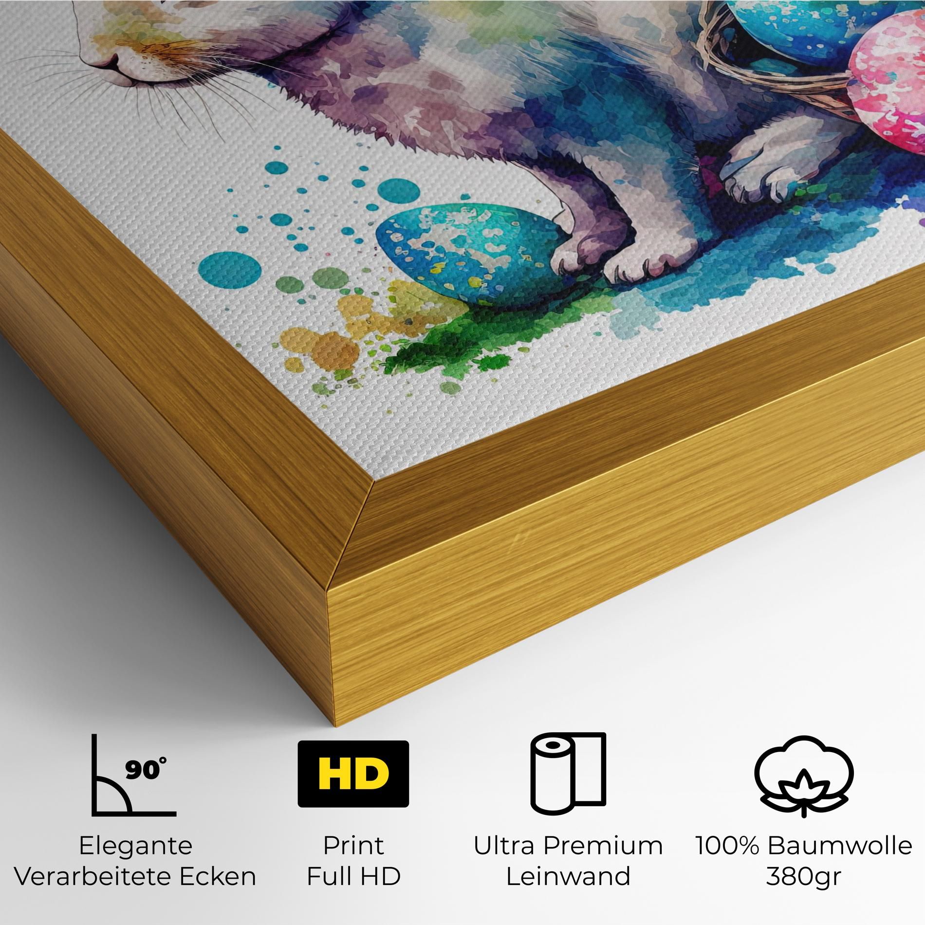 Easter Bunny Watercolor mockup 4